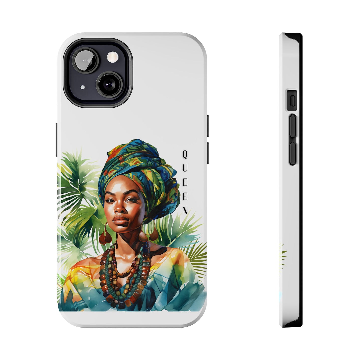 Black Queen Phone Case - Tough, Stylish, Protective Cover for Women, Tropical Vibe, Perfect Gift for Birthdays, Mother's Day, and Celebrations