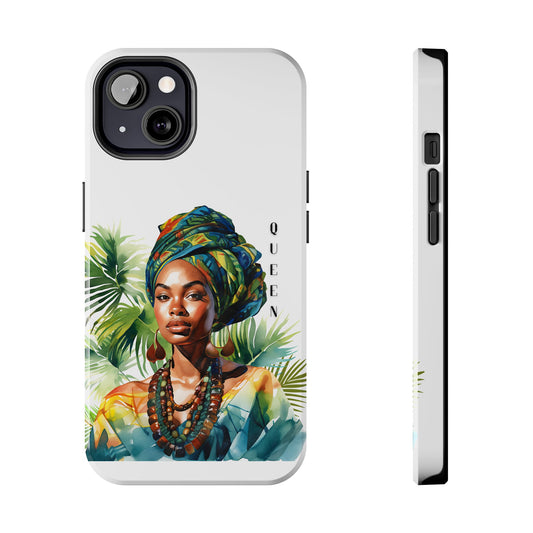 Black Queen Phone Case - Tough, Stylish, Protective Cover for Women, Tropical Vibe, Perfect Gift for Birthdays, Mother's Day, and Celebrations