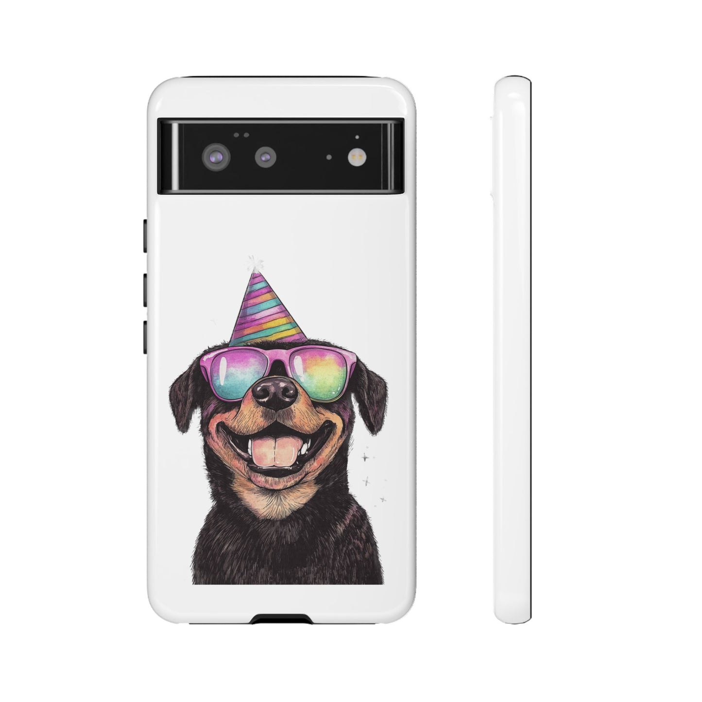Funny Dog Phone Case, Pet Lover Gift, Rottweiler Case, Birthday Gift, Cute Dog Accessory