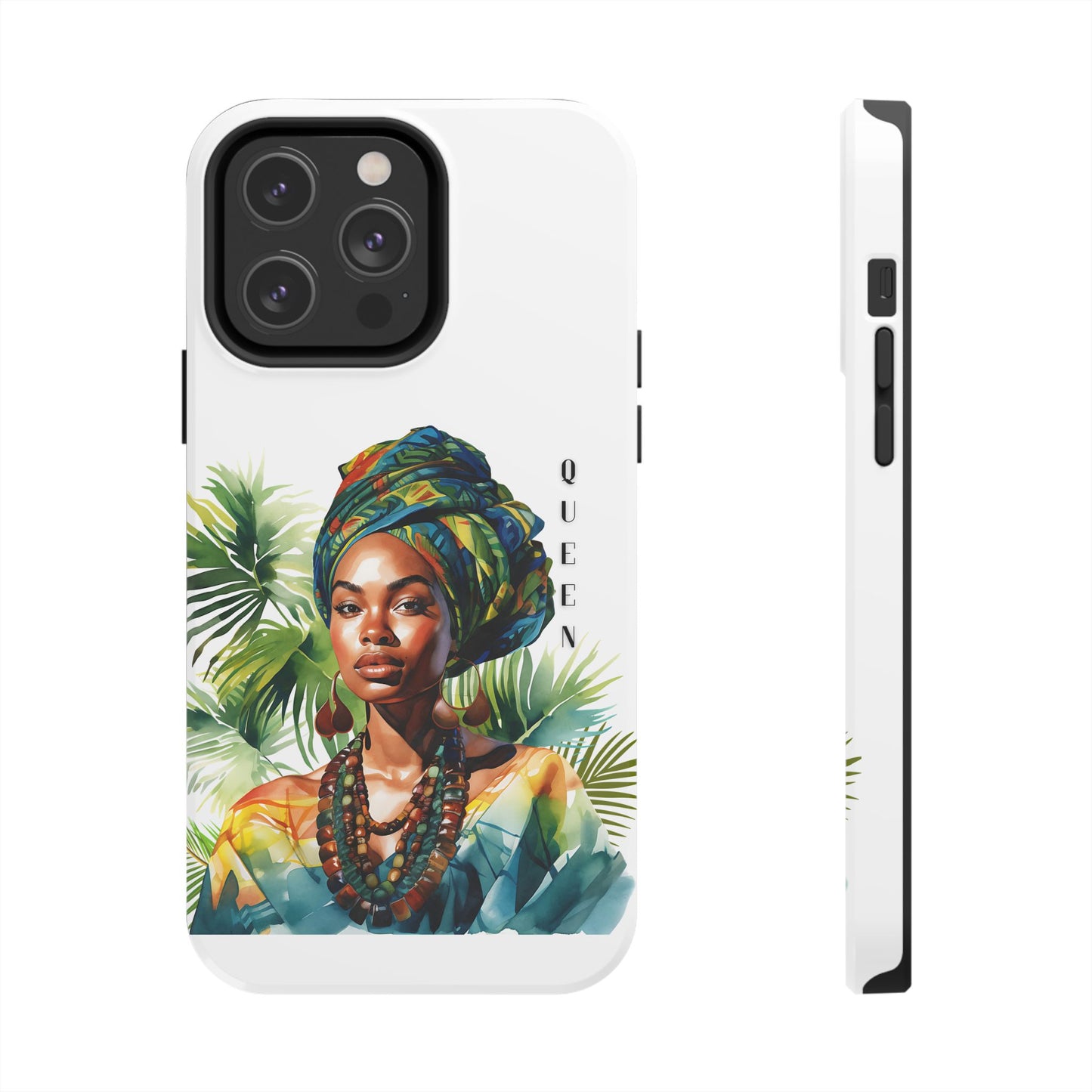 Black Queen Phone Case - Tough, Stylish, Protective Cover for Women, Tropical Vibe, Perfect Gift for Birthdays, Mother's Day, and Celebrations