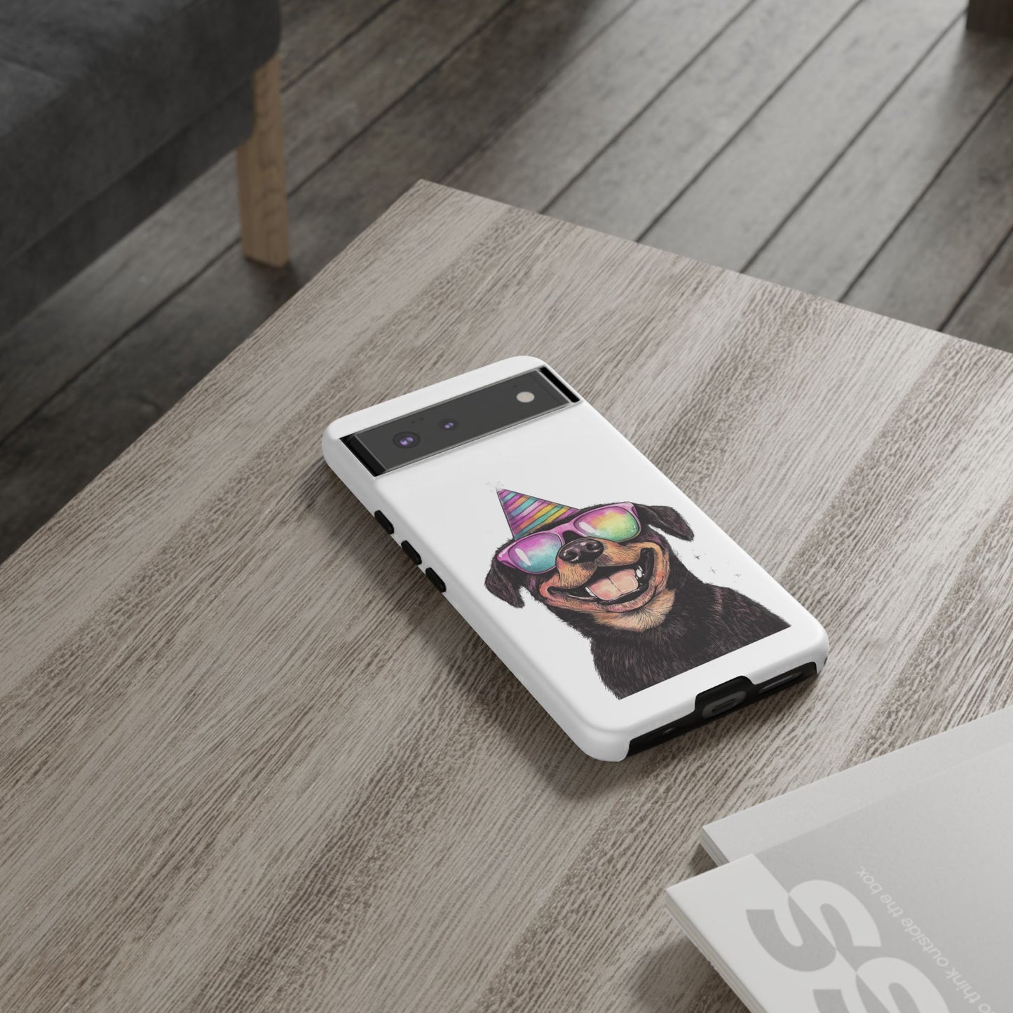 Funny Dog Phone Case, Pet Lover Gift, Rottweiler Case, Birthday Gift, Cute Dog Accessory
