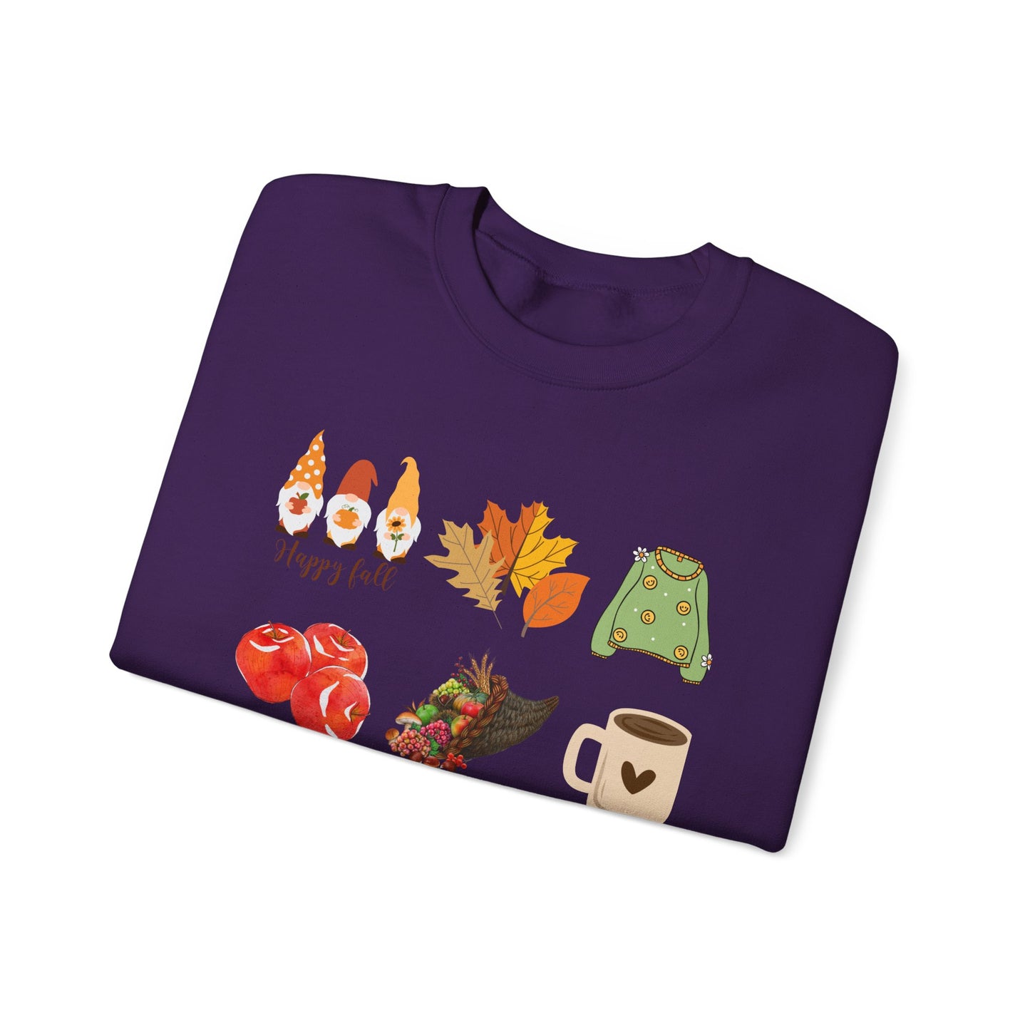 Fall Vibes Crewneck Sweatshirt - Cozy Autumn Unisex Blend for Cool Days and Thanksgiving, Give a gift or keep for yourself, printed in Canada