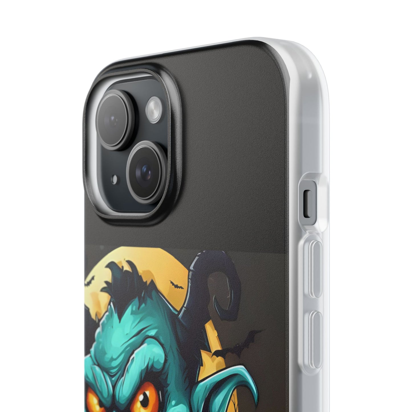 Halloween Monster Flexi Case - Fun Phone Cover, Witch Candy Design, Halloween Gift, Spooky Phone Accessory, Cute Monster Case