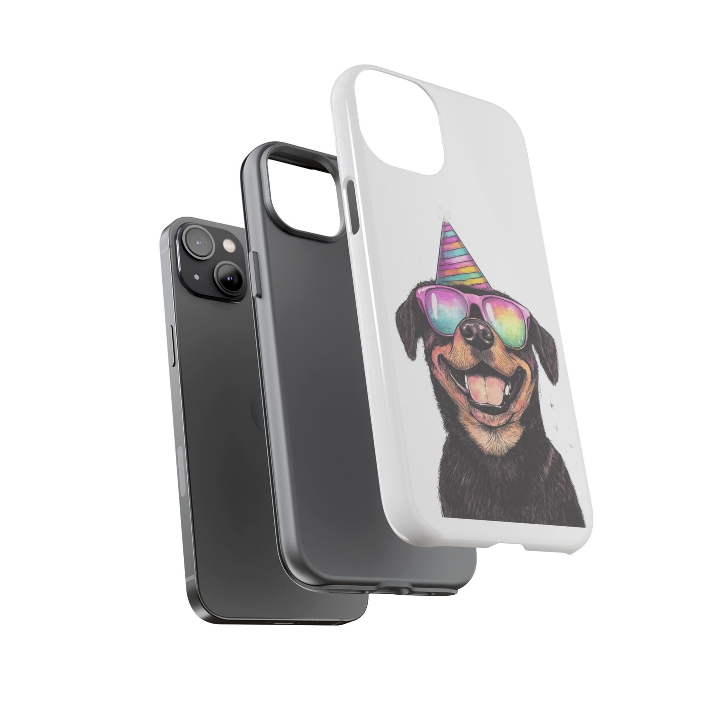 Funny Dog Phone Case, Pet Lover Gift, Rottweiler Case, Birthday Gift, Cute Dog Accessory