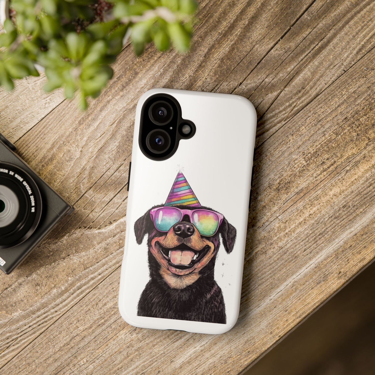 Funny Dog Phone Case, Pet Lover Gift, Rottweiler Case, Birthday Gift, Cute Dog Accessory