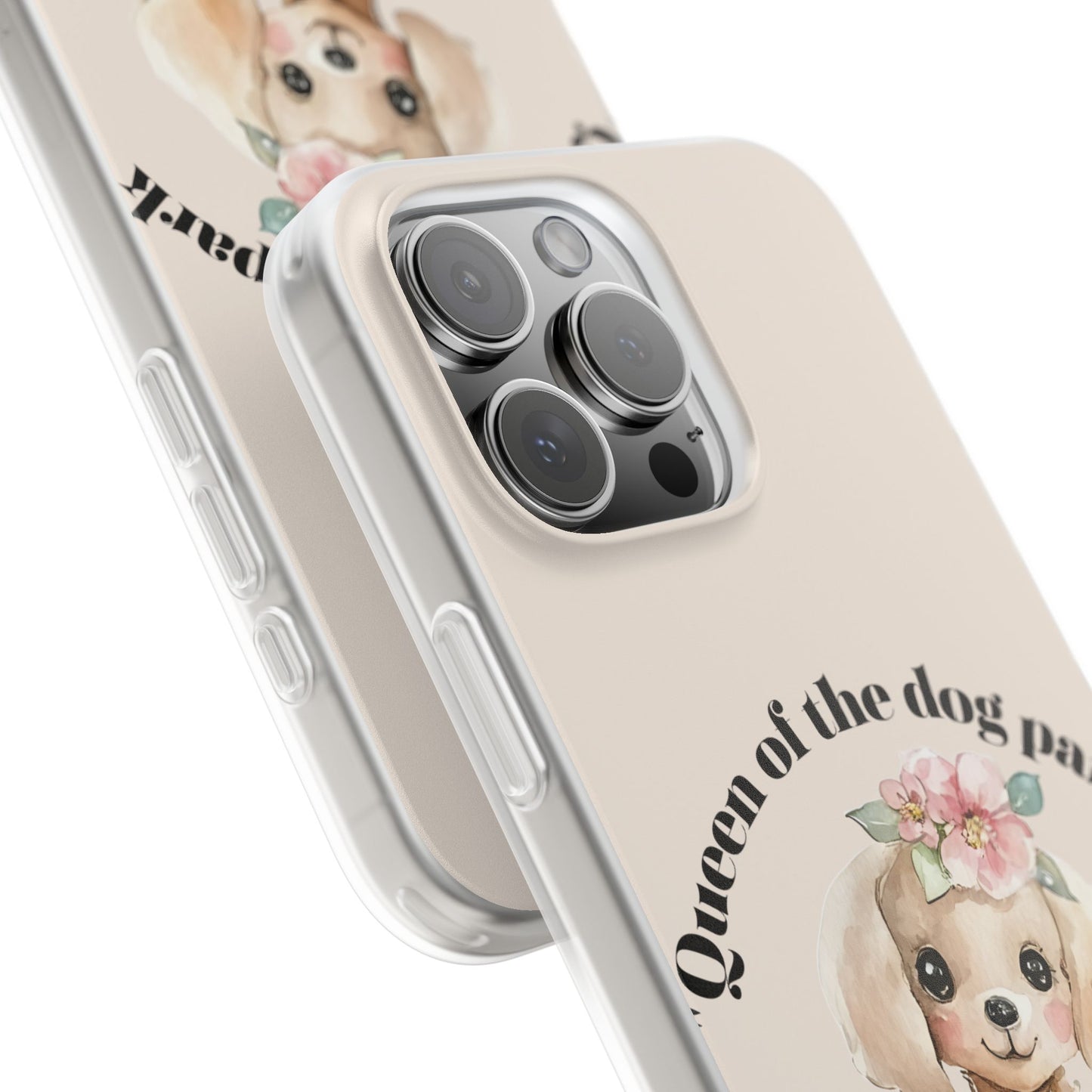 Cute Dog Park Flexi Case - 'Queen of the Dog Park', Protective Phone Cover for Dog Lovers, Pet Gift, Dog Mom Accessory, Custom Phone Case