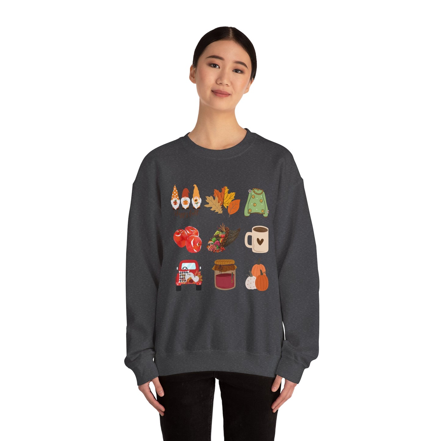 Fall Vibes Crewneck Sweatshirt - Cozy Autumn Unisex Blend for Cool Days and Thanksgiving, Give a gift or keep for yourself, printed in Canada