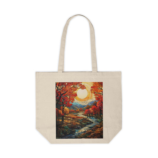 Fall Fun Canvas Shopping Tote, 100% Cotton, Washable, Shipped from Canada