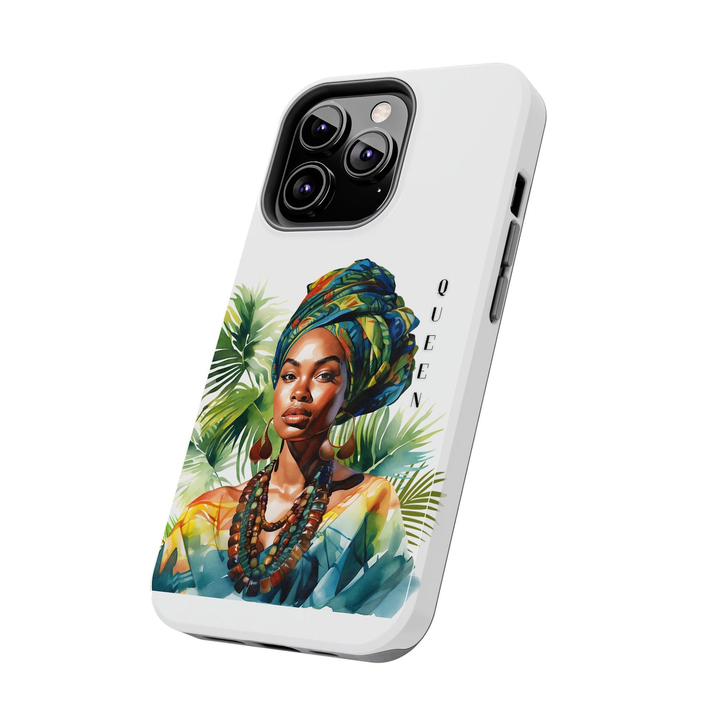 Black Queen Phone Case - Tough, Stylish, Protective Cover for Women, Tropical Vibe, Perfect Gift for Birthdays, Mother's Day, and Celebrations
