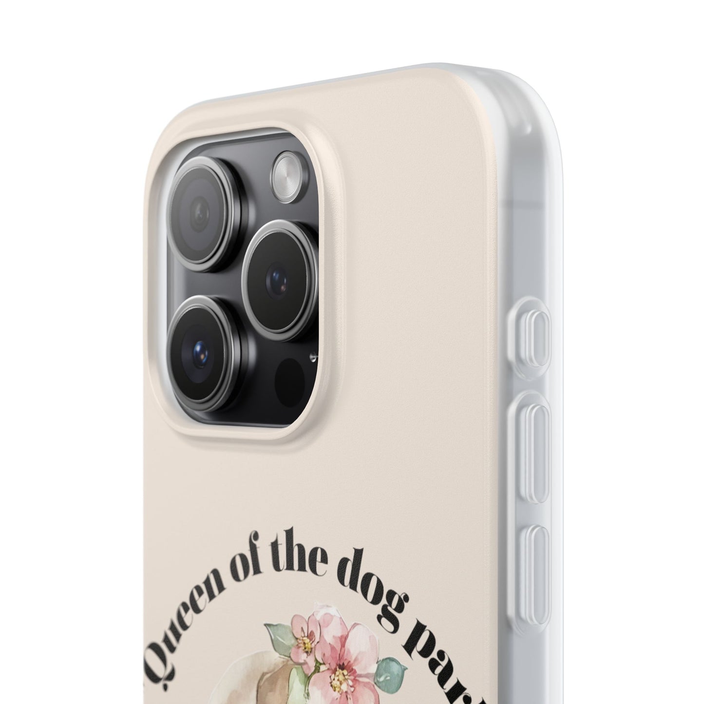 Cute Dog Park Flexi Case - 'Queen of the Dog Park', Protective Phone Cover for Dog Lovers, Pet Gift, Dog Mom Accessory, Custom Phone Case