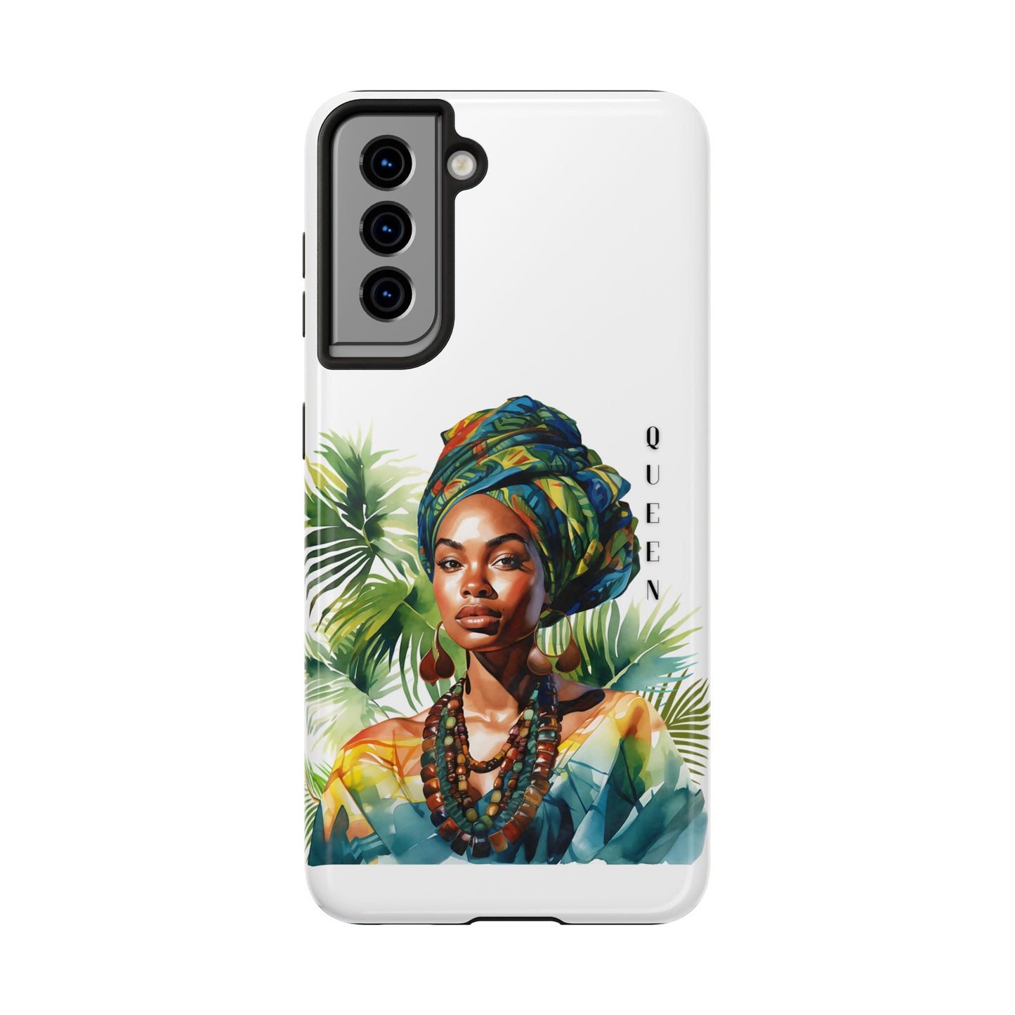 Black Queen Phone Case - Tough, Stylish, Protective Cover for Women, Tropical Vibe, Perfect Gift for Birthdays, Mother's Day, and Celebrations
