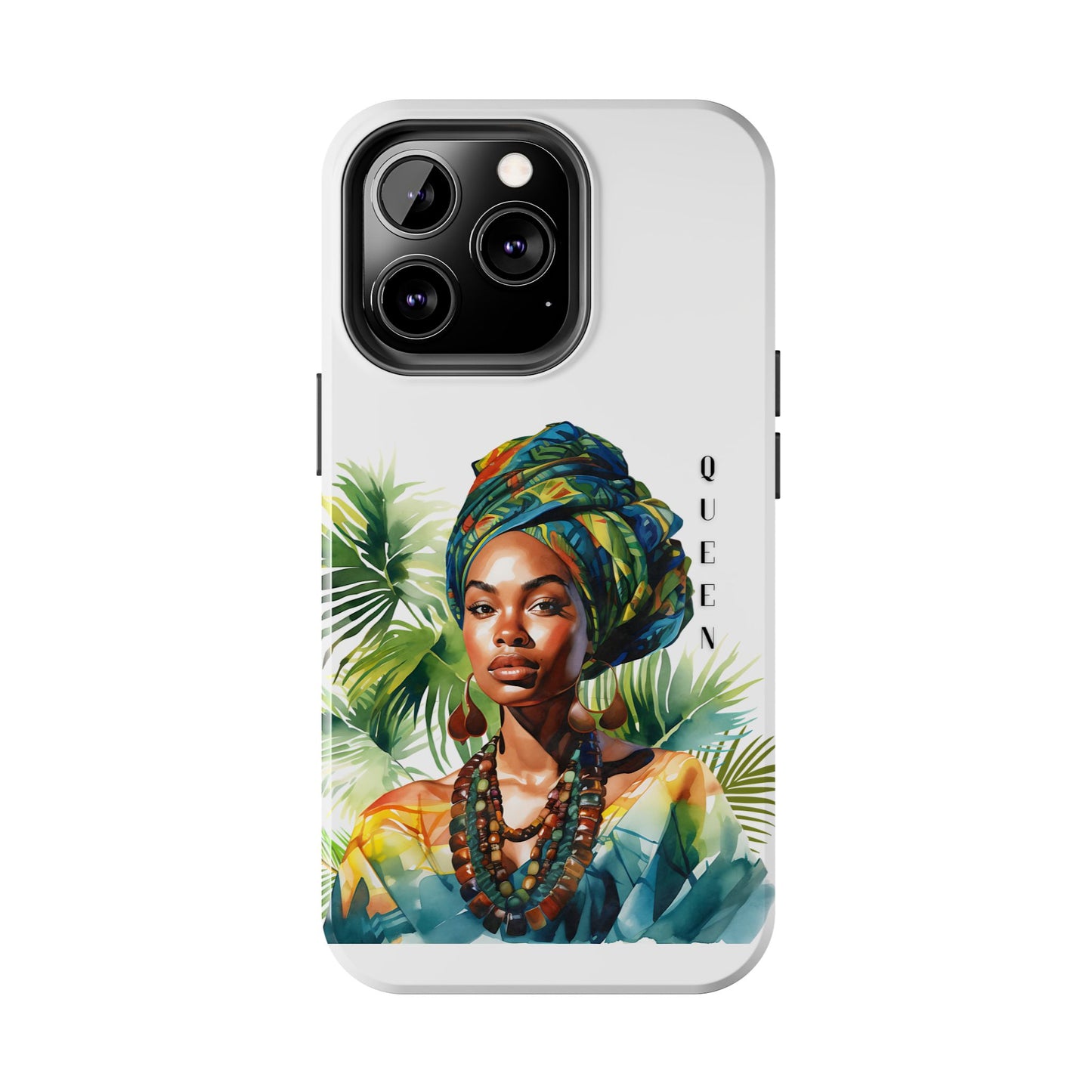 Black Queen Phone Case - Tough, Stylish, Protective Cover for Women, Tropical Vibe, Perfect Gift for Birthdays, Mother's Day, and Celebrations