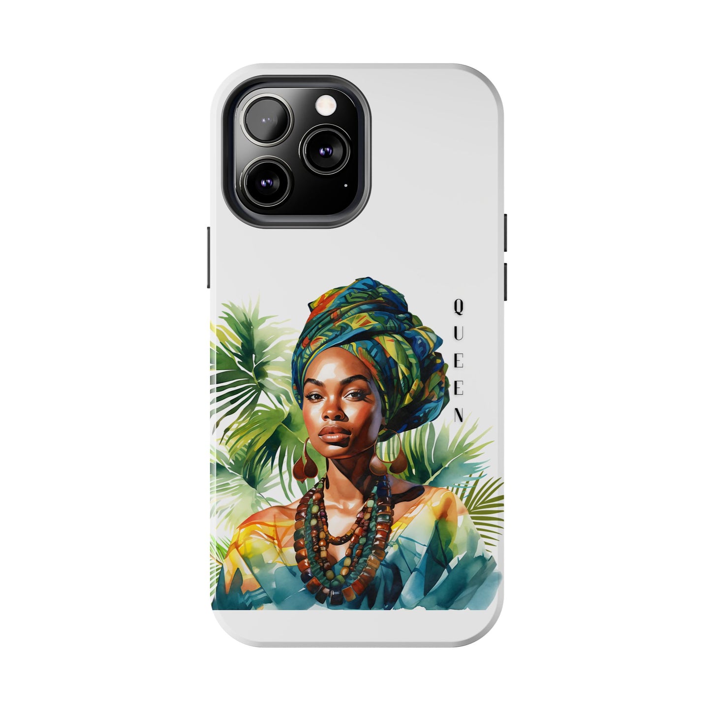 Black Queen Phone Case - Tough, Stylish, Protective Cover for Women, Tropical Vibe, Perfect Gift for Birthdays, Mother's Day, and Celebrations