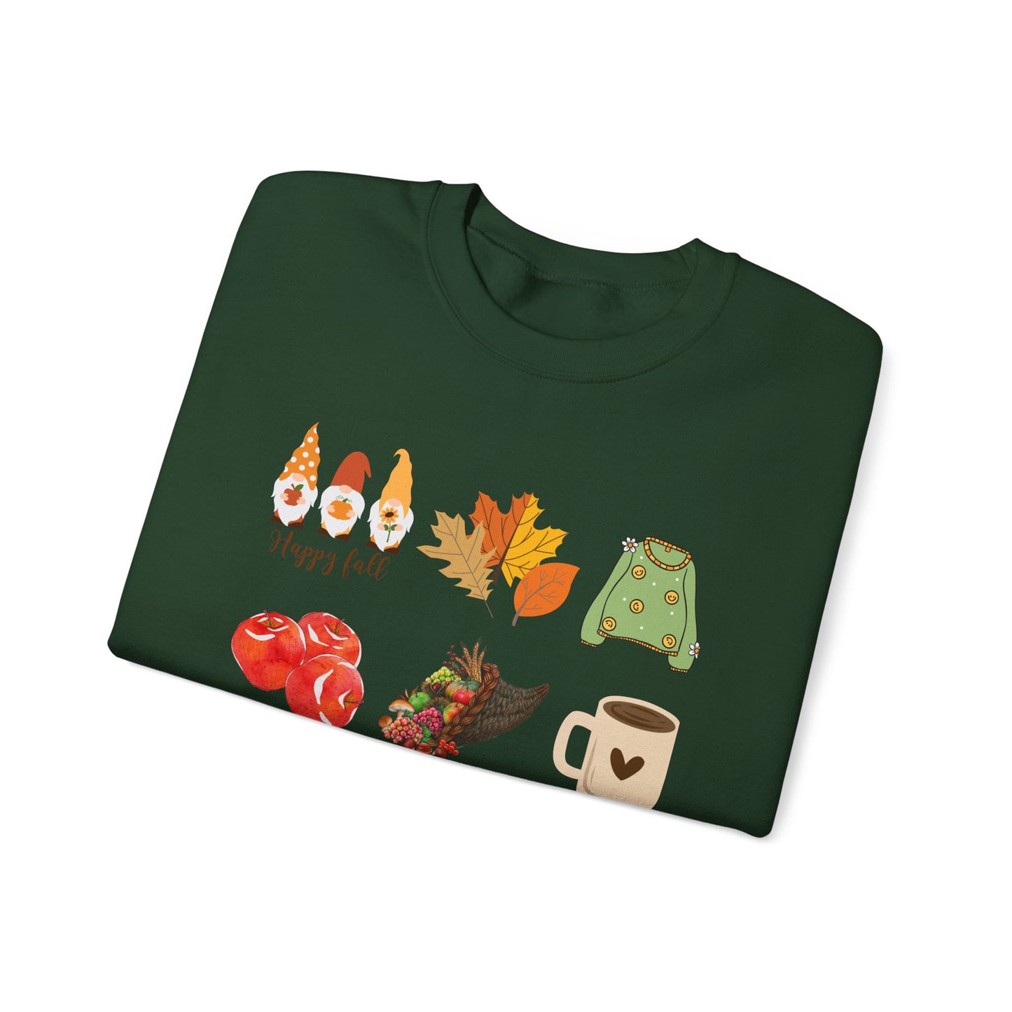Fall Vibes Crewneck Sweatshirt - Cozy Autumn Unisex Blend for Cool Days and Thanksgiving, Give a gift or keep for yourself, printed in Canada