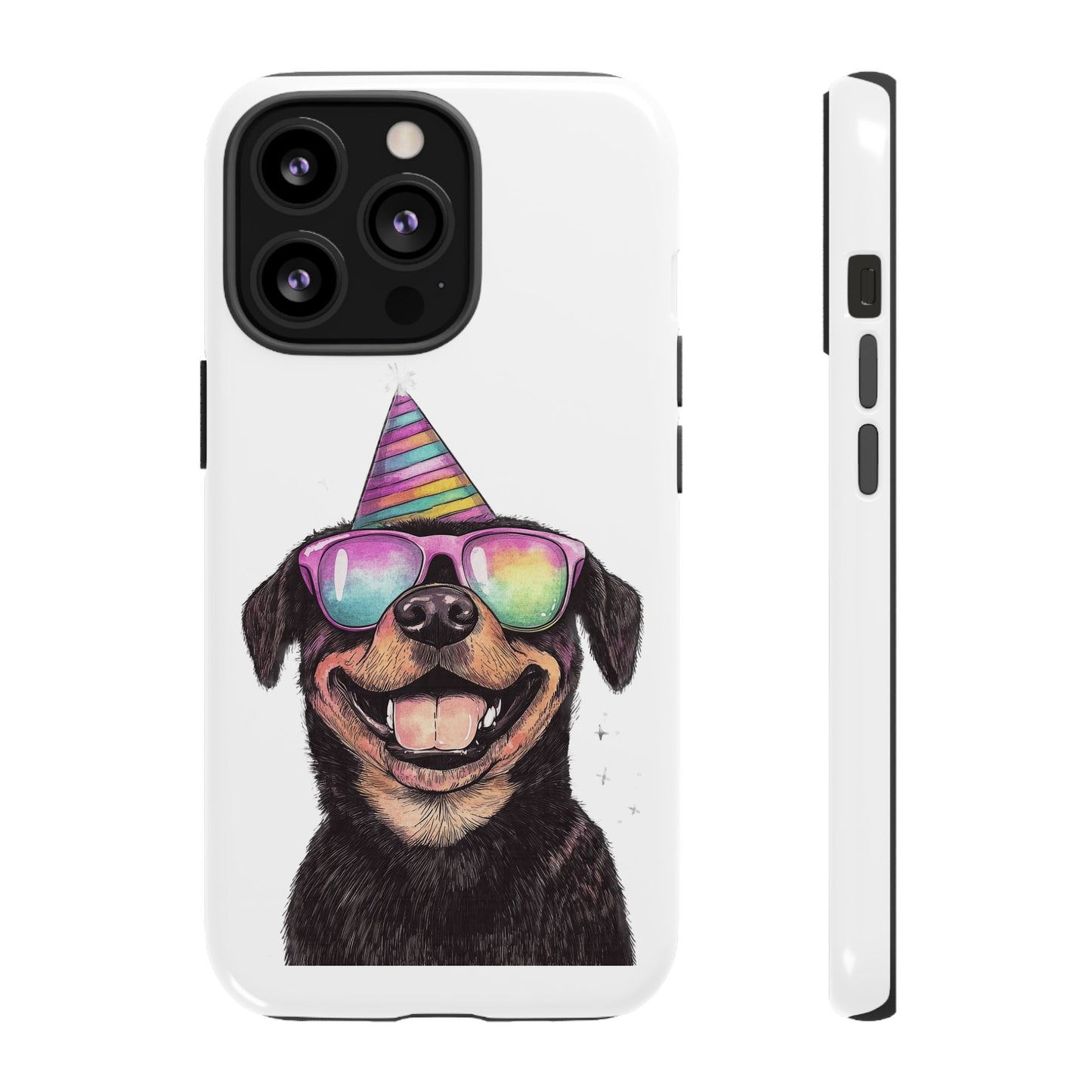 Funny Dog Phone Case, Pet Lover Gift, Rottweiler Case, Birthday Gift, Cute Dog Accessory