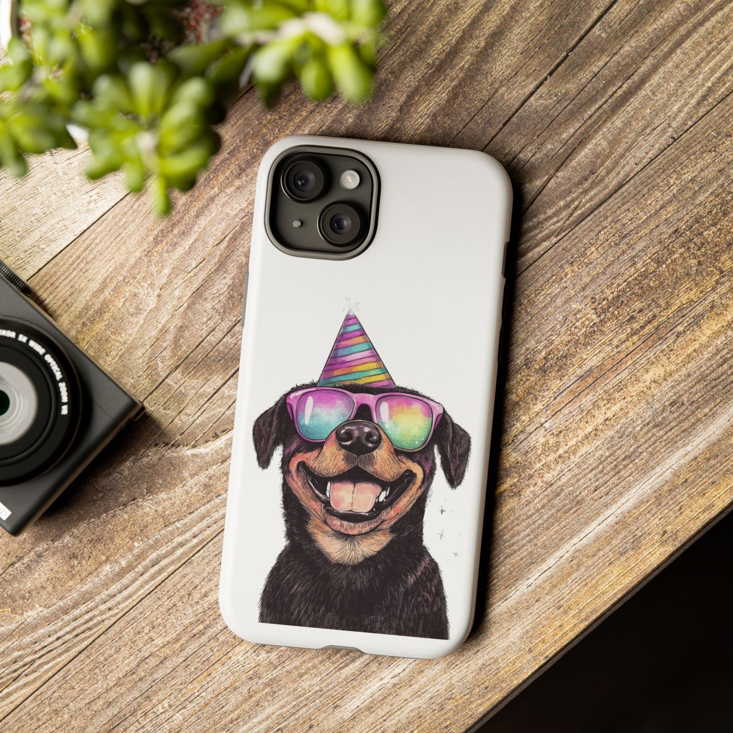 Funny Dog Phone Case, Pet Lover Gift, Rottweiler Case, Birthday Gift, Cute Dog Accessory