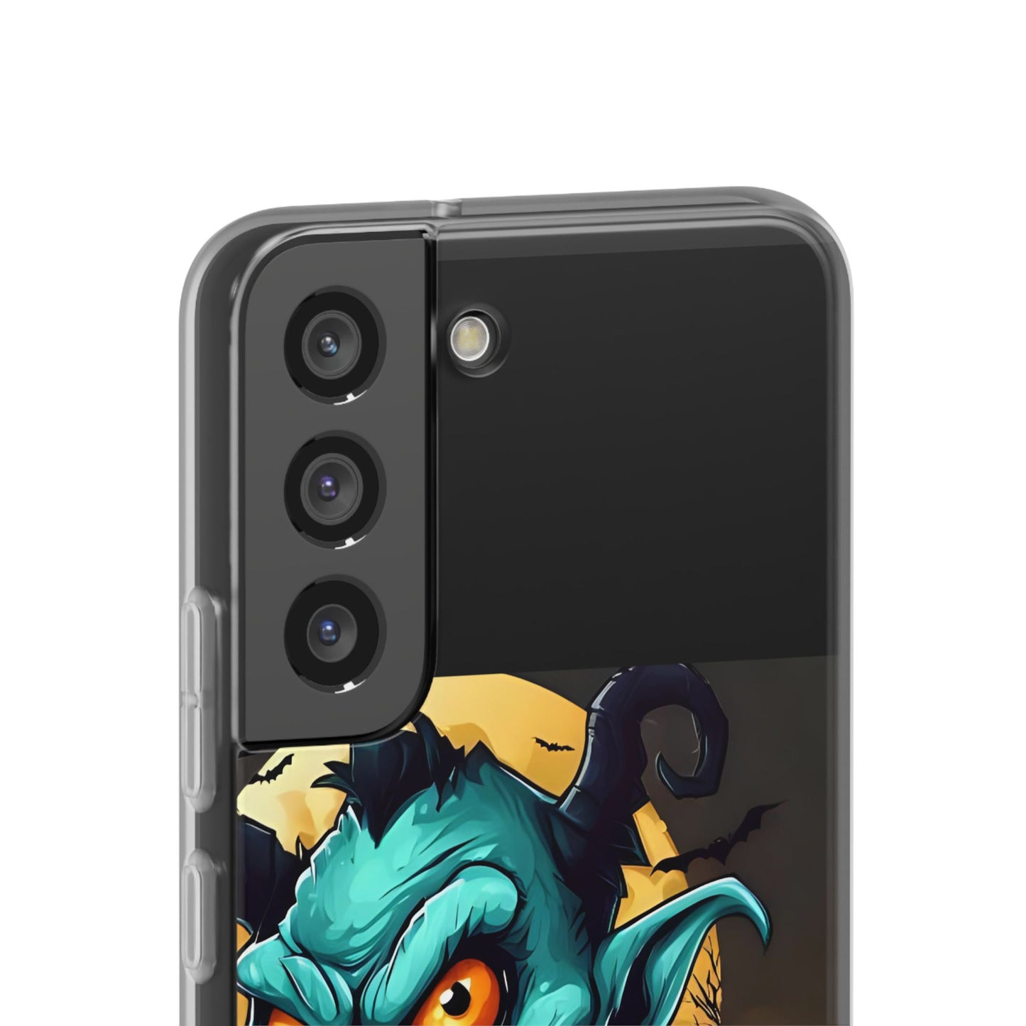 Halloween Monster Flexi Case - Fun Phone Cover, Witch Candy Design, Halloween Gift, Spooky Phone Accessory, Cute Monster Case