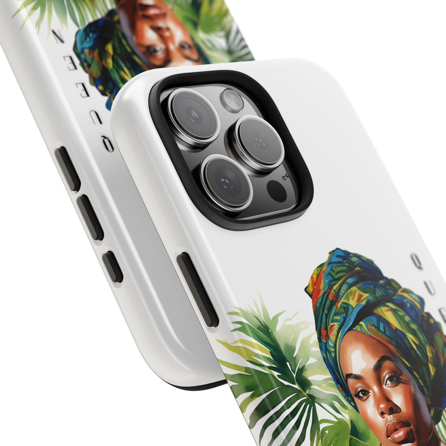 Black Queen Phone Case - Tough, Stylish, Protective Cover for Women, Tropical Vibe, Perfect Gift for Birthdays, Mother's Day, and Celebrations