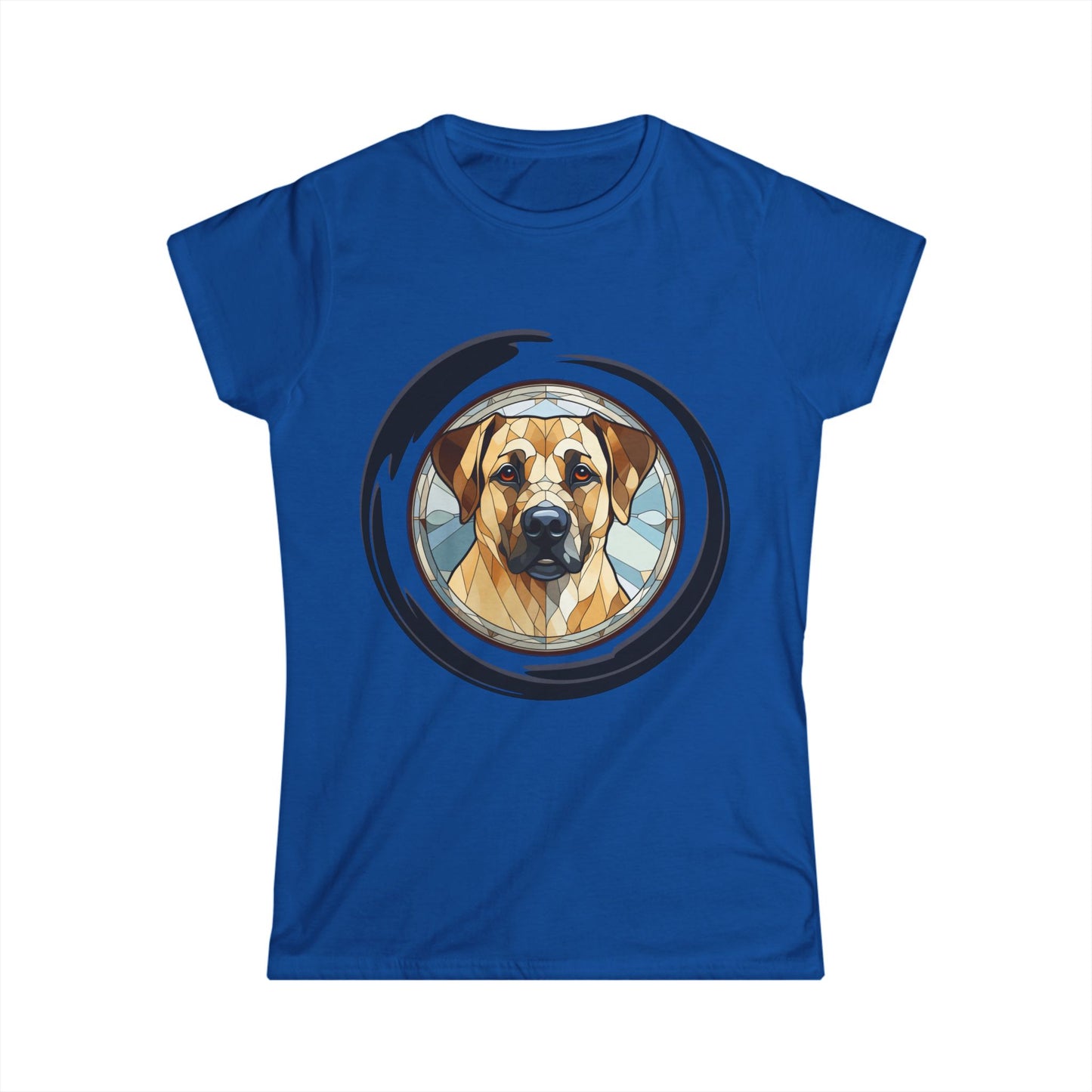 Women's Golden Lab Tee - Strong and Loyal Personality Design, Softstyle comfortable shirt