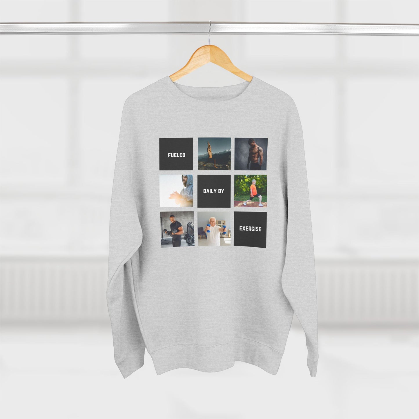 Fitness Enthusiast Gift, Motivational Unisex Crewneck Sweatshirt - Workout Apparel, Casual Fashion, Inspirational Exercise Gear