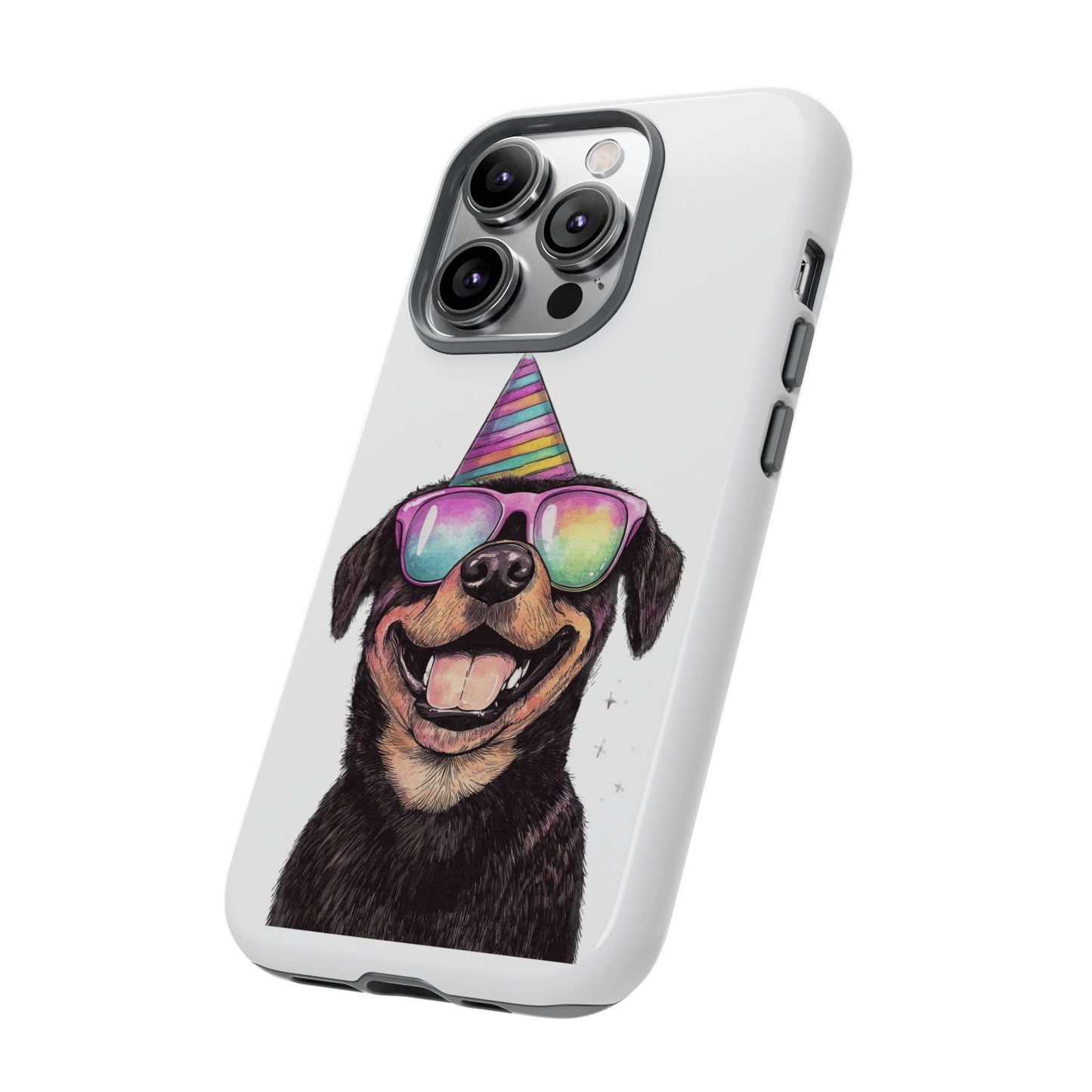 Funny Dog Phone Case, Pet Lover Gift, Rottweiler Case, Birthday Gift, Cute Dog Accessory