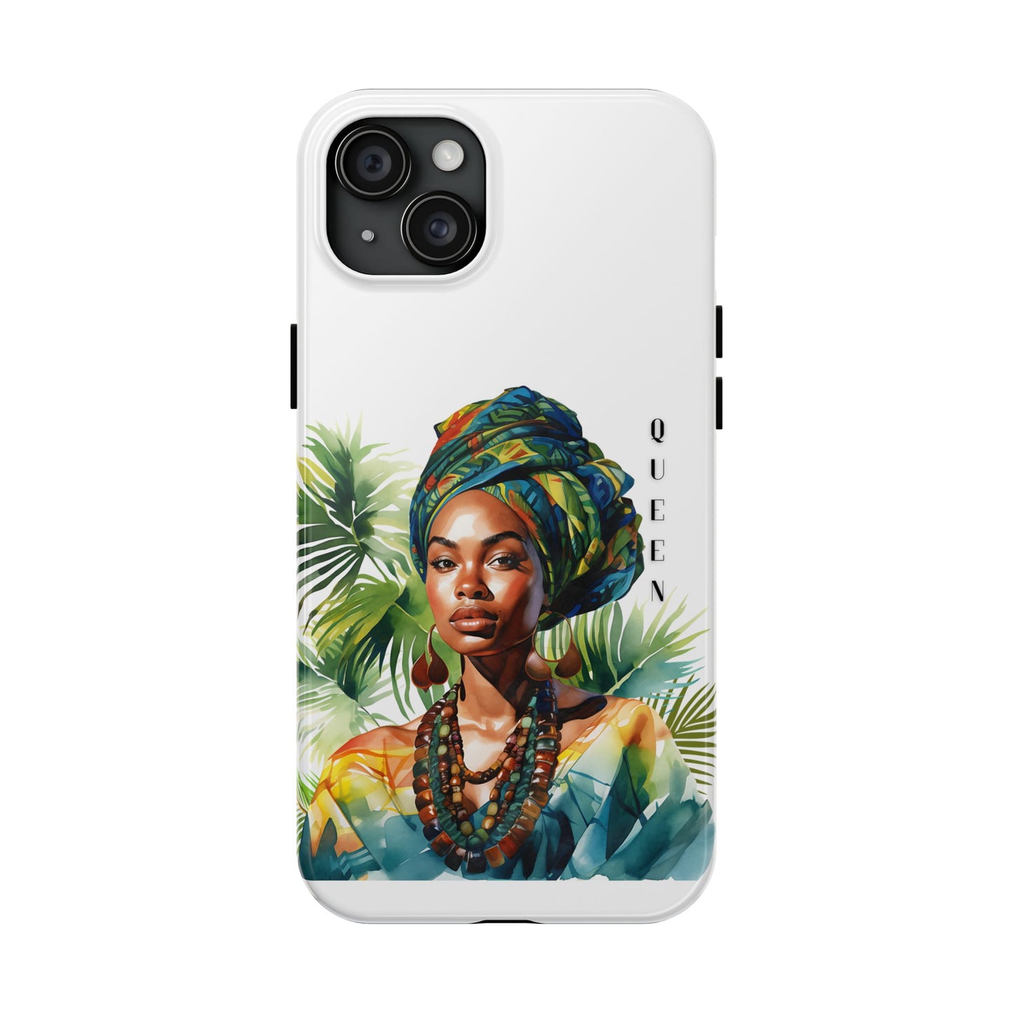Black Queen Phone Case - Tough, Stylish, Protective Cover for Women, Tropical Vibe, Perfect Gift for Birthdays, Mother's Day, and Celebrations