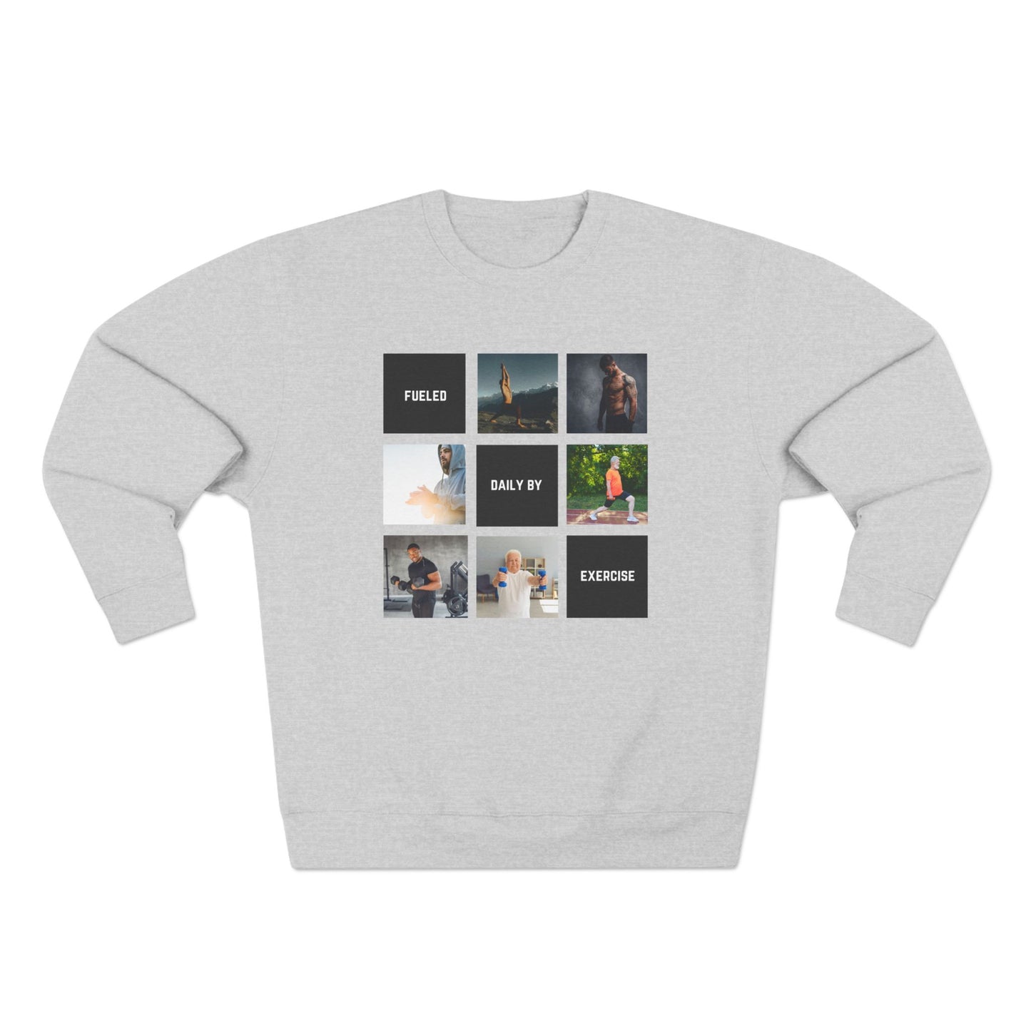 Fitness Enthusiast Gift, Motivational Unisex Crewneck Sweatshirt - Workout Apparel, Casual Fashion, Inspirational Exercise Gear