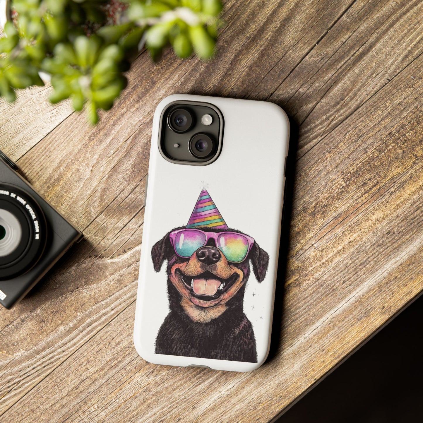 Funny Dog Phone Case, Pet Lover Gift, Rottweiler Case, Birthday Gift, Cute Dog Accessory