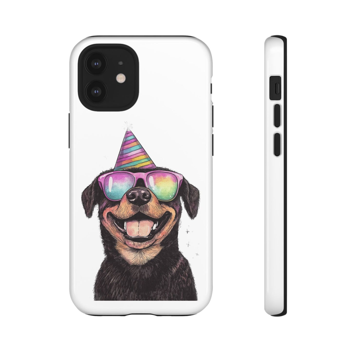 Funny Dog Phone Case, Pet Lover Gift, Rottweiler Case, Birthday Gift, Cute Dog Accessory