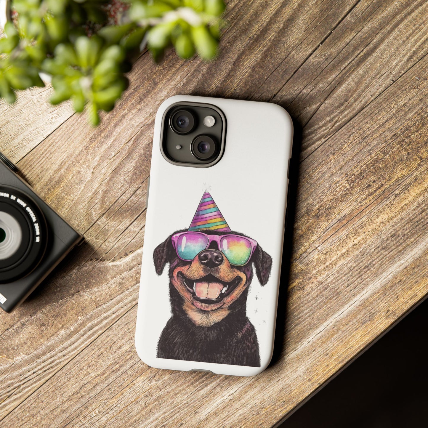 Funny Dog Phone Case, Pet Lover Gift, Rottweiler Case, Birthday Gift, Cute Dog Accessory