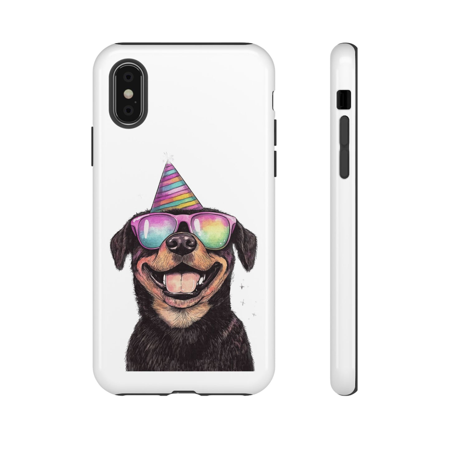 Funny Dog Phone Case, Pet Lover Gift, Rottweiler Case, Birthday Gift, Cute Dog Accessory