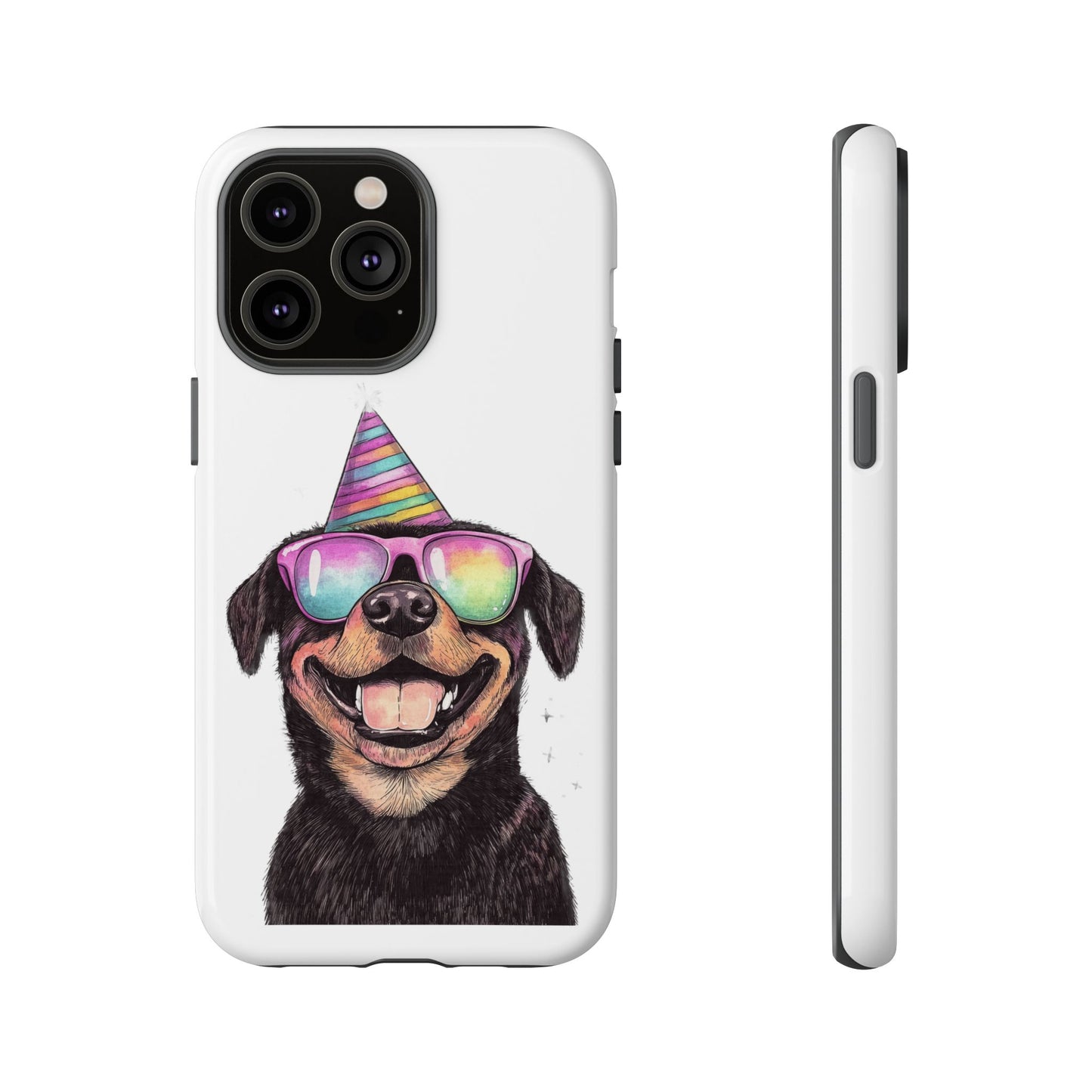 Funny Dog Phone Case, Pet Lover Gift, Rottweiler Case, Birthday Gift, Cute Dog Accessory