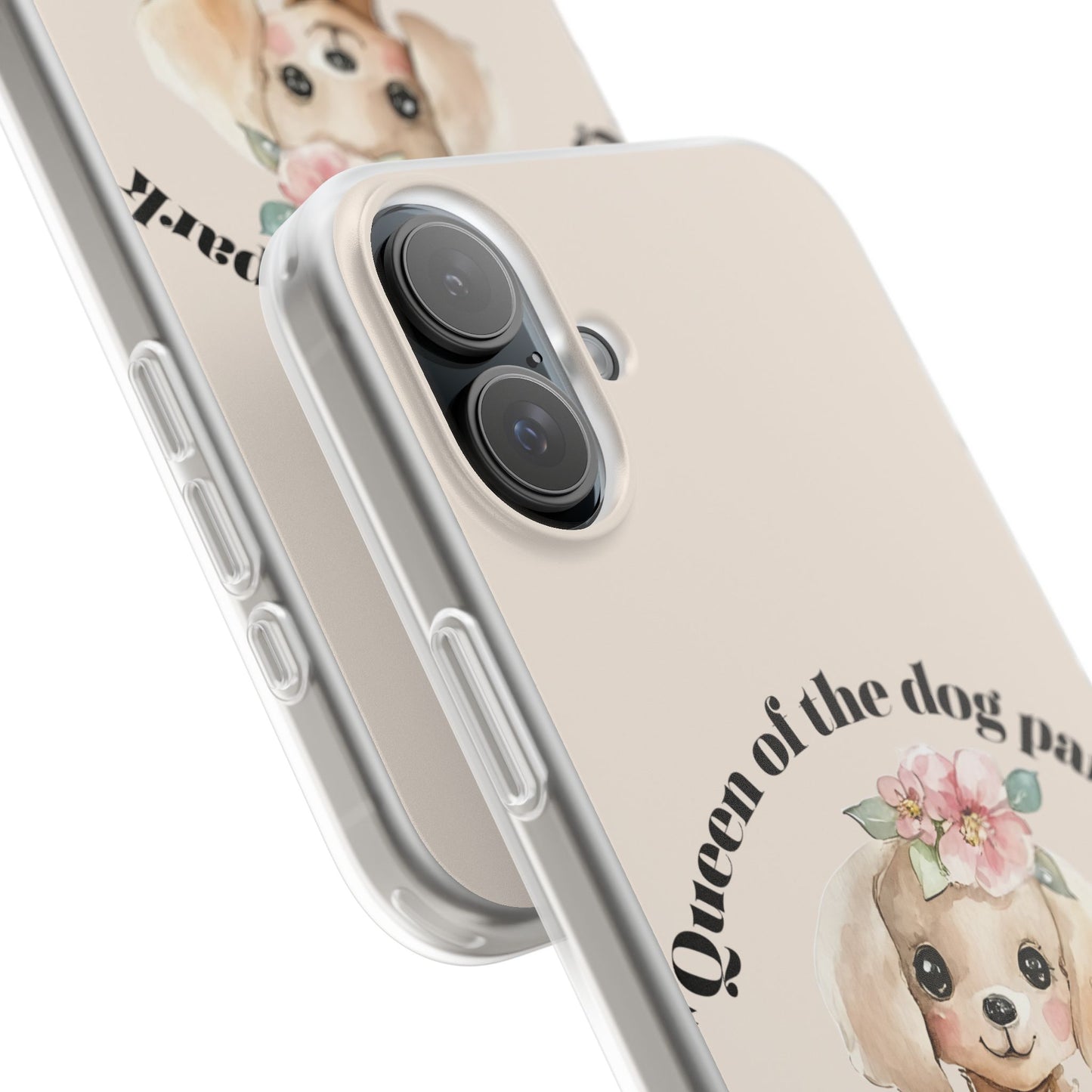 Cute Dog Park Flexi Case - 'Queen of the Dog Park', Protective Phone Cover for Dog Lovers, Pet Gift, Dog Mom Accessory, Custom Phone Case