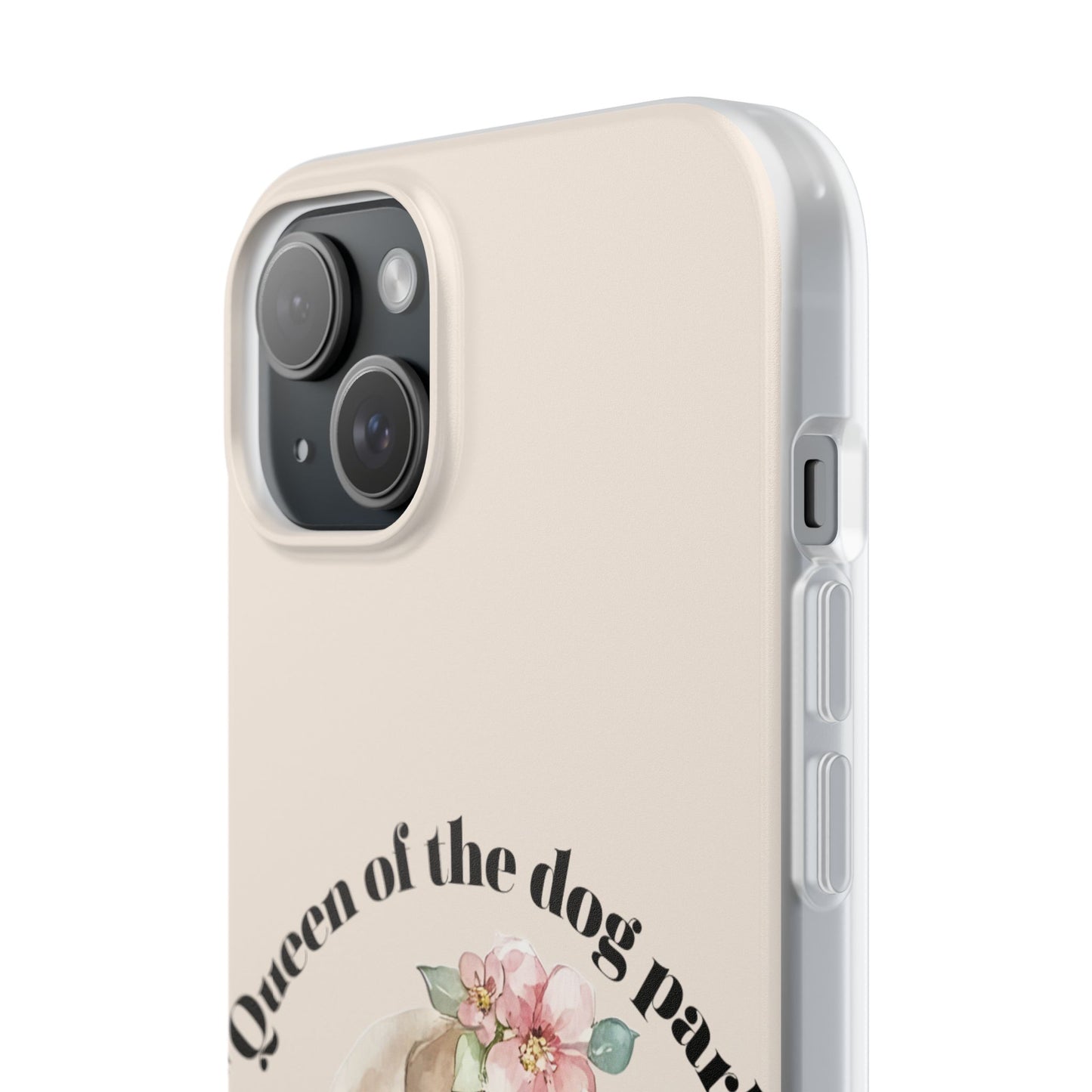Cute Dog Park Flexi Case - 'Queen of the Dog Park', Protective Phone Cover for Dog Lovers, Pet Gift, Dog Mom Accessory, Custom Phone Case
