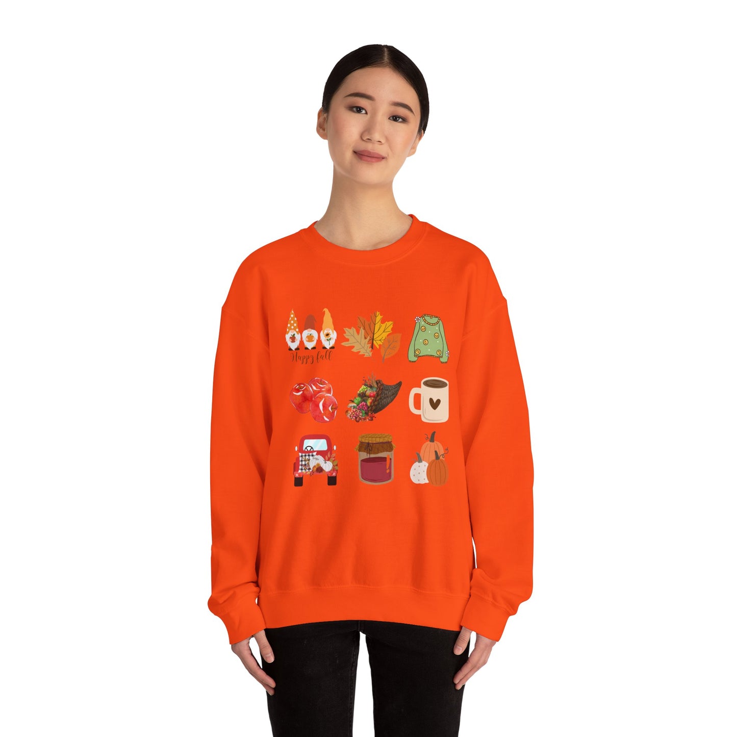 Fall Vibes Crewneck Sweatshirt - Cozy Autumn Unisex Blend for Cool Days and Thanksgiving, Give a gift or keep for yourself, printed in Canada