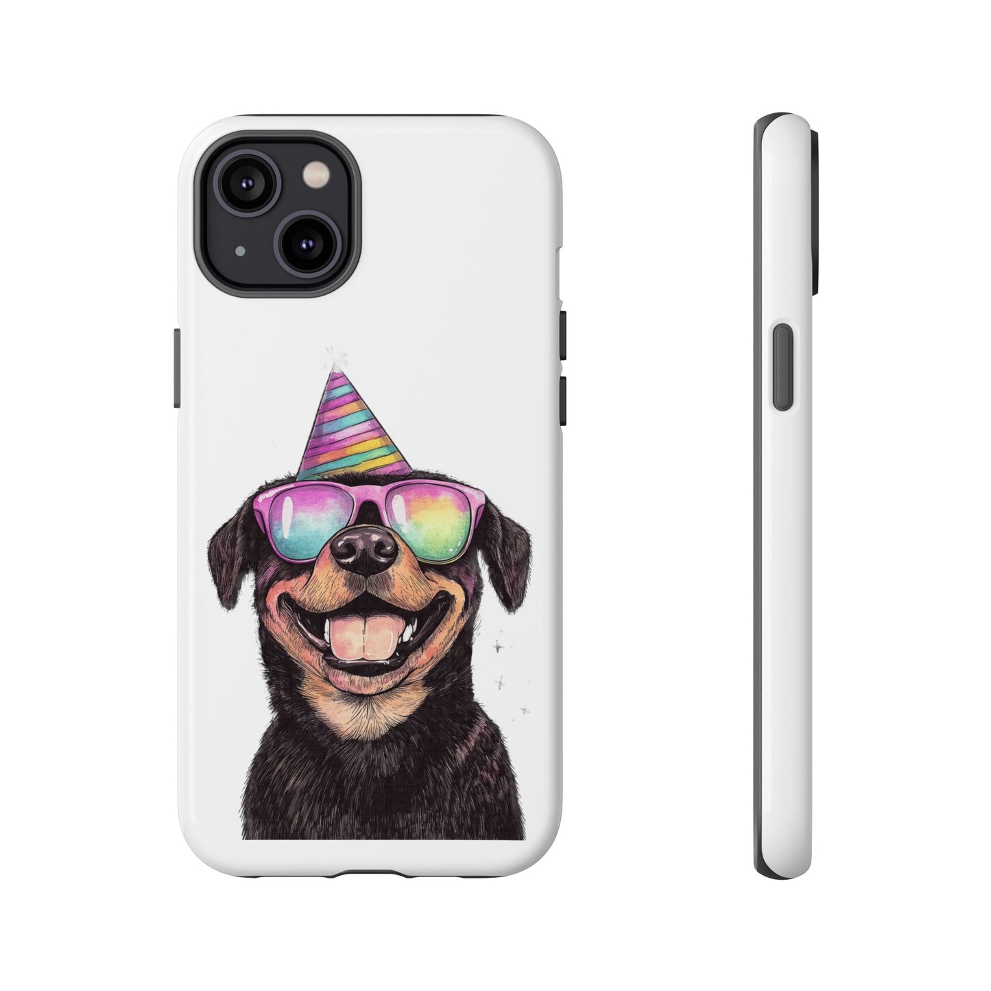 Funny Dog Phone Case, Pet Lover Gift, Rottweiler Case, Birthday Gift, Cute Dog Accessory