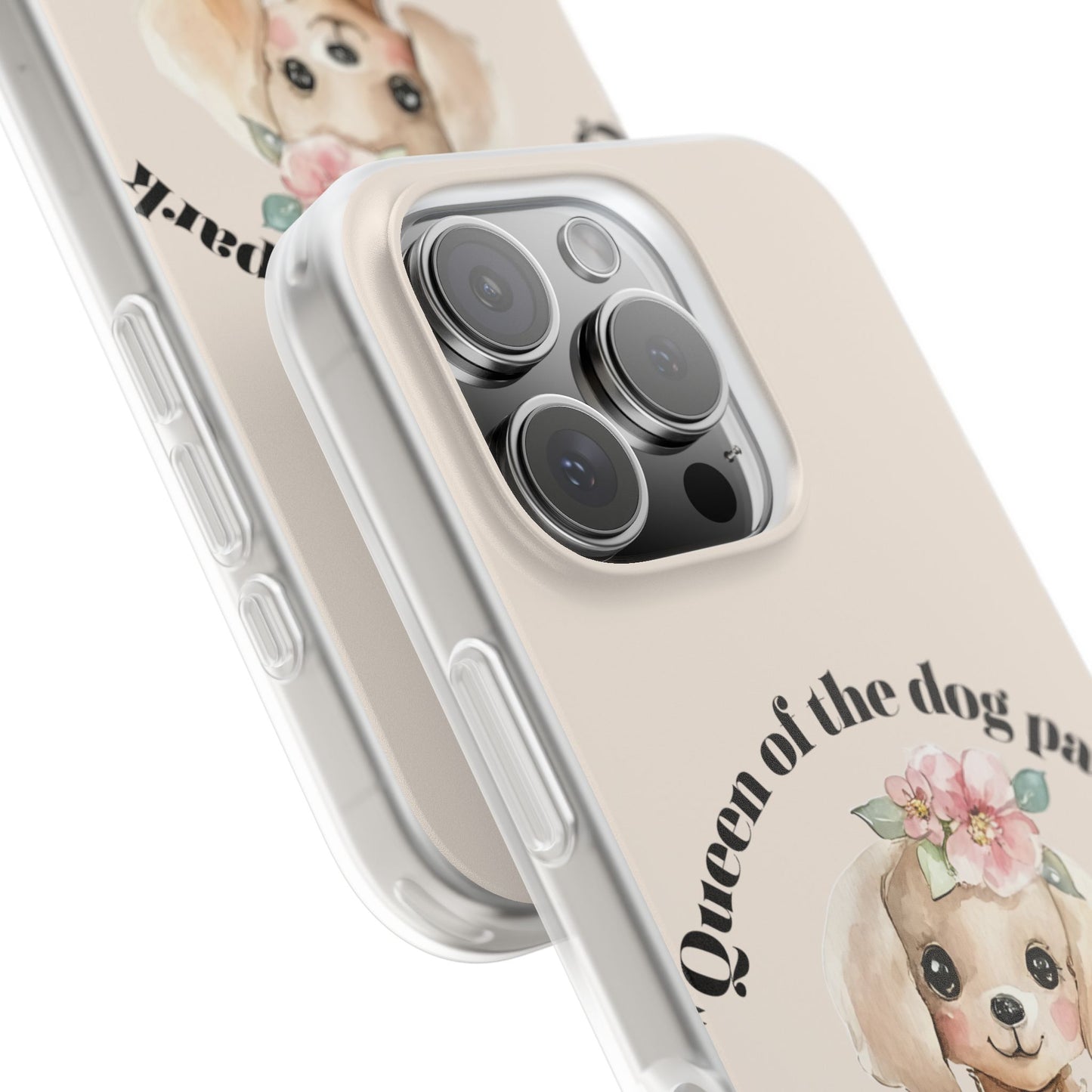 Cute Dog Park Flexi Case - 'Queen of the Dog Park', Protective Phone Cover for Dog Lovers, Pet Gift, Dog Mom Accessory, Custom Phone Case