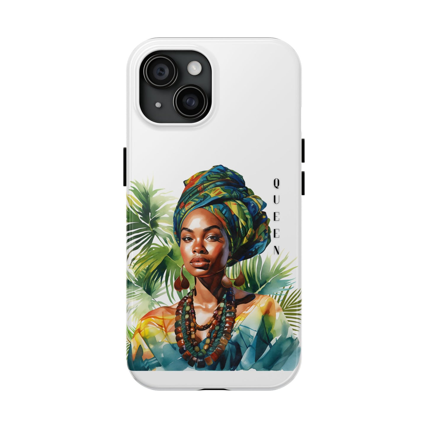 Black Queen Phone Case - Tough, Stylish, Protective Cover for Women, Tropical Vibe, Perfect Gift for Birthdays, Mother's Day, and Celebrations