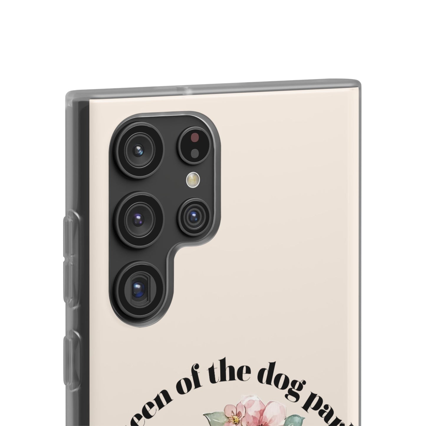 Cute Dog Park Flexi Case - 'Queen of the Dog Park', Protective Phone Cover for Dog Lovers, Pet Gift, Dog Mom Accessory, Custom Phone Case
