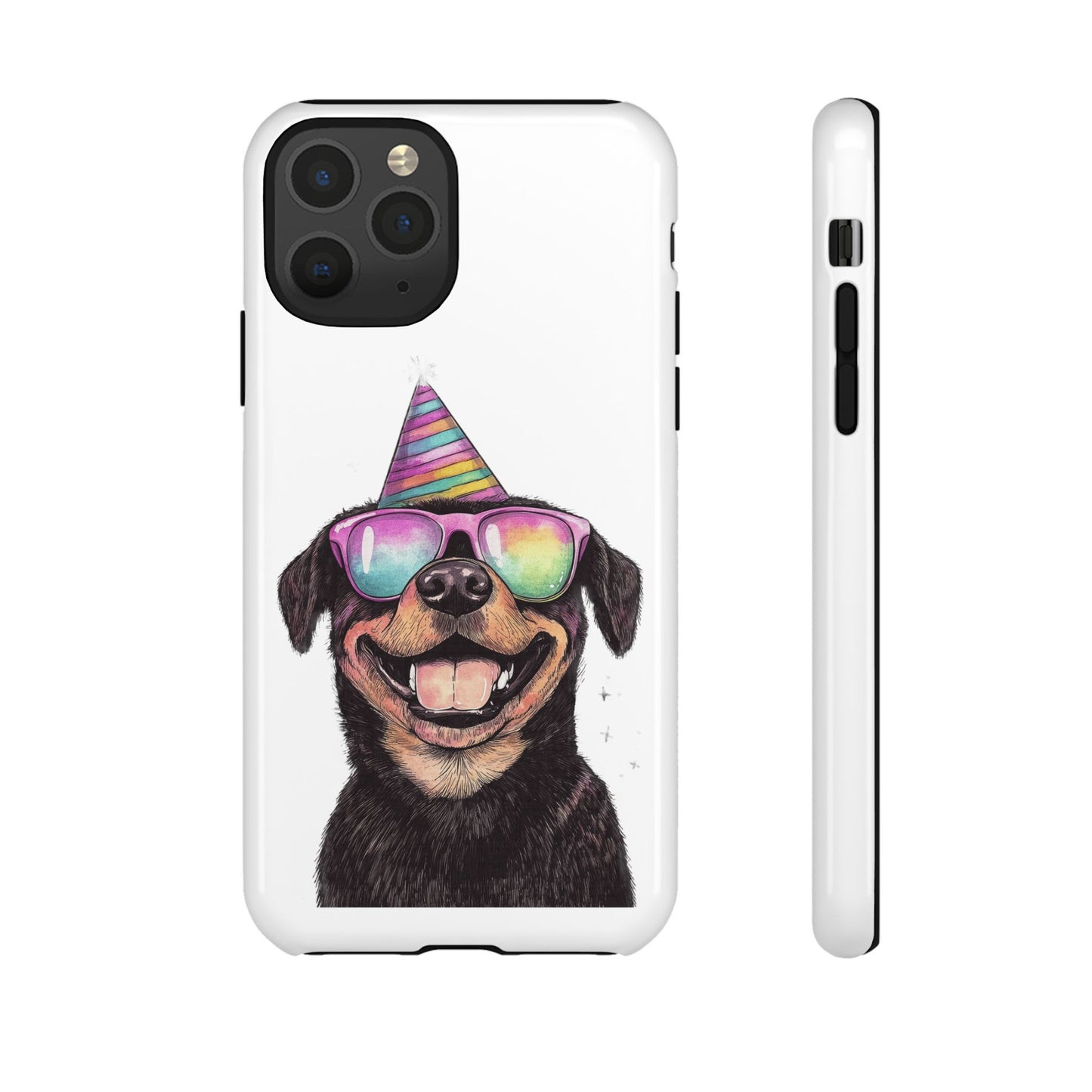 Funny Dog Phone Case, Pet Lover Gift, Rottweiler Case, Birthday Gift, Cute Dog Accessory