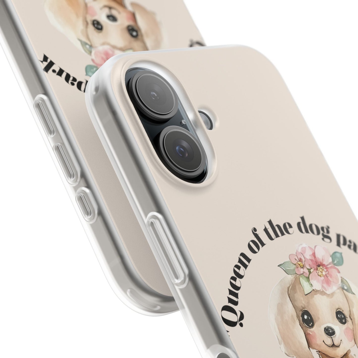 Cute Dog Park Flexi Case - 'Queen of the Dog Park', Protective Phone Cover for Dog Lovers, Pet Gift, Dog Mom Accessory, Custom Phone Case