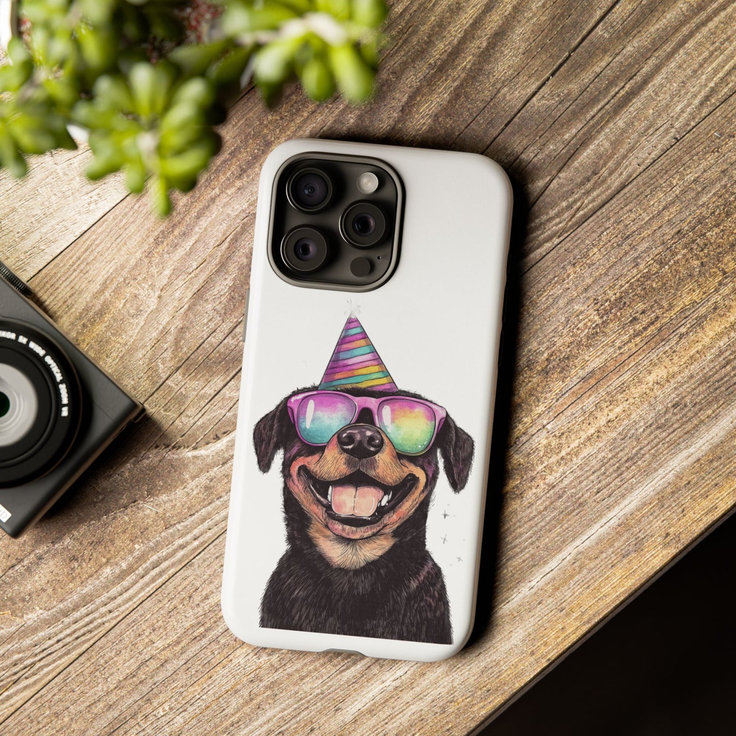 Funny Dog Phone Case, Pet Lover Gift, Rottweiler Case, Birthday Gift, Cute Dog Accessory