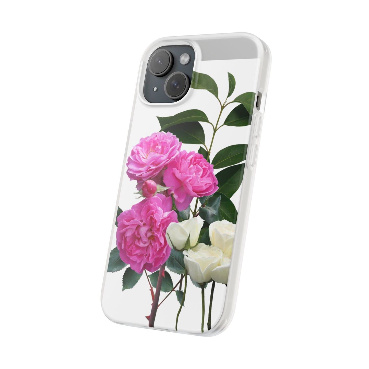 Floral Flexi Cases Stylish Phone Cover Flower Design, Gift for Flower Lover Nature Lover Case Spring Accessories Birthday Gift