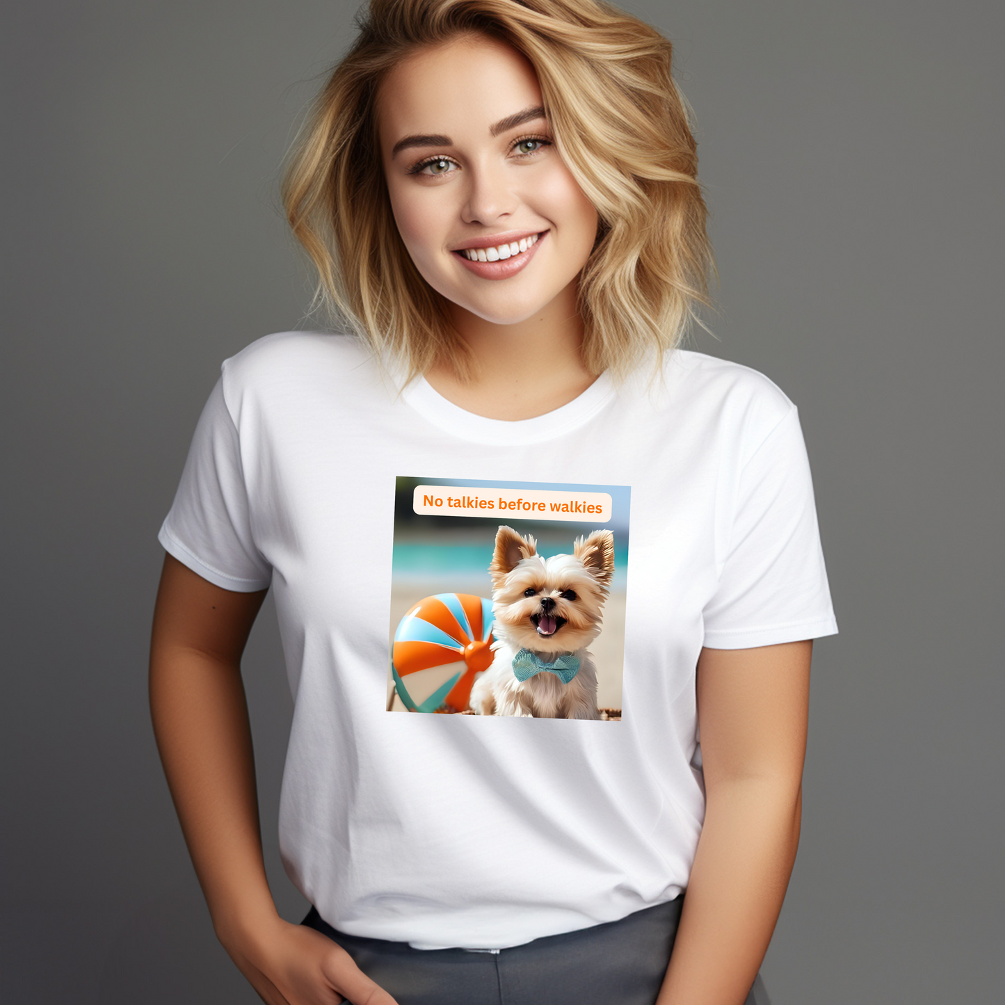 Funny Dog Lover T-Shirt, Unisex Softstyle Tee, Gift for Dog Owners, Cute Dog Design, Casual Wear, Beach Day Shirt, Printed and Shipped in Canada