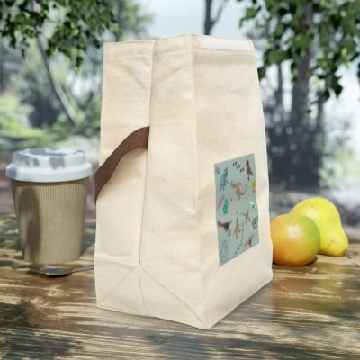 Kids' Dinosaur Lunch Bag, Fun Eco-Friendly Meal Tote, Back to School Essentials, Birthday Gift, Outdoor Adventures Bag, Lunchbox for Kids