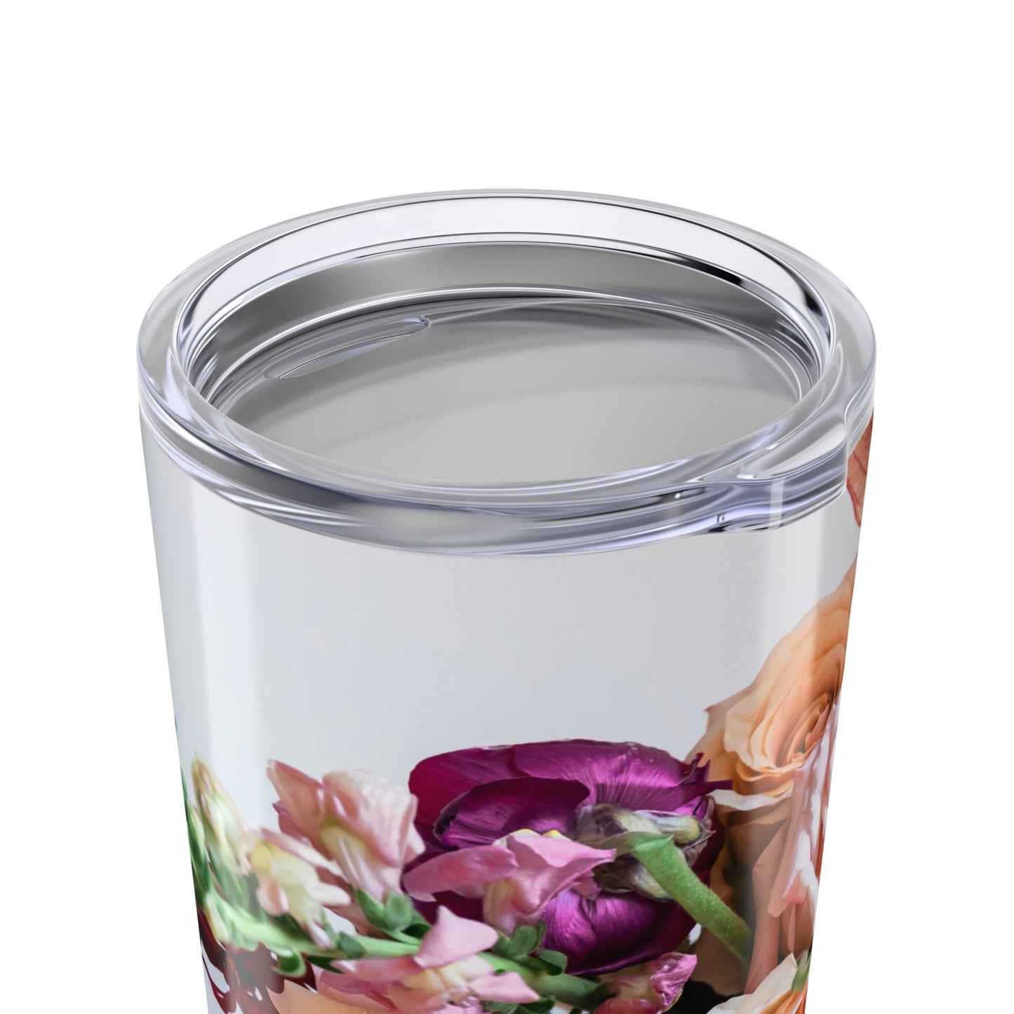 Floral Tumbler 20oz - Stylish Travel Mug, Perfect Gift for Flower Lovers, Mom's Day, Birthdays, Summer Picnics, or Bridal Showers