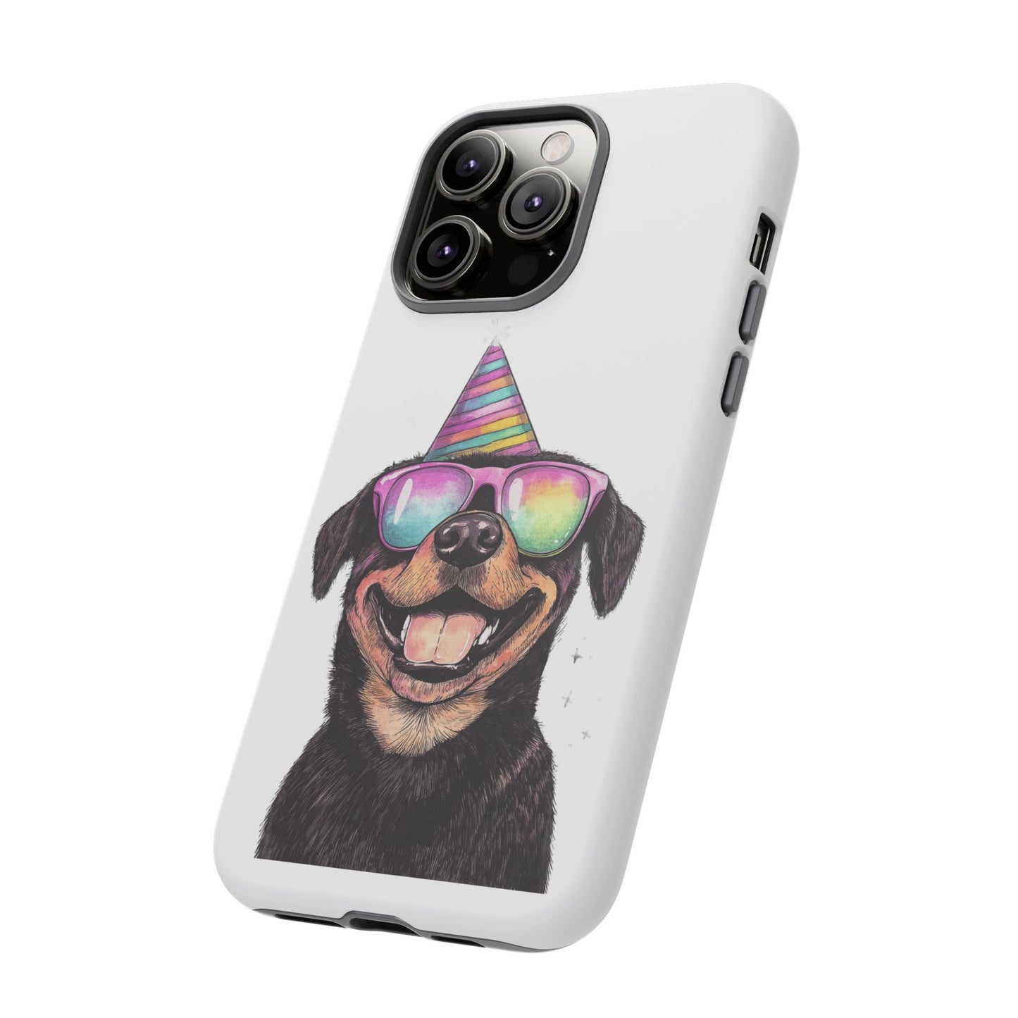 Funny Dog Phone Case, Pet Lover Gift, Rottweiler Case, Birthday Gift, Cute Dog Accessory