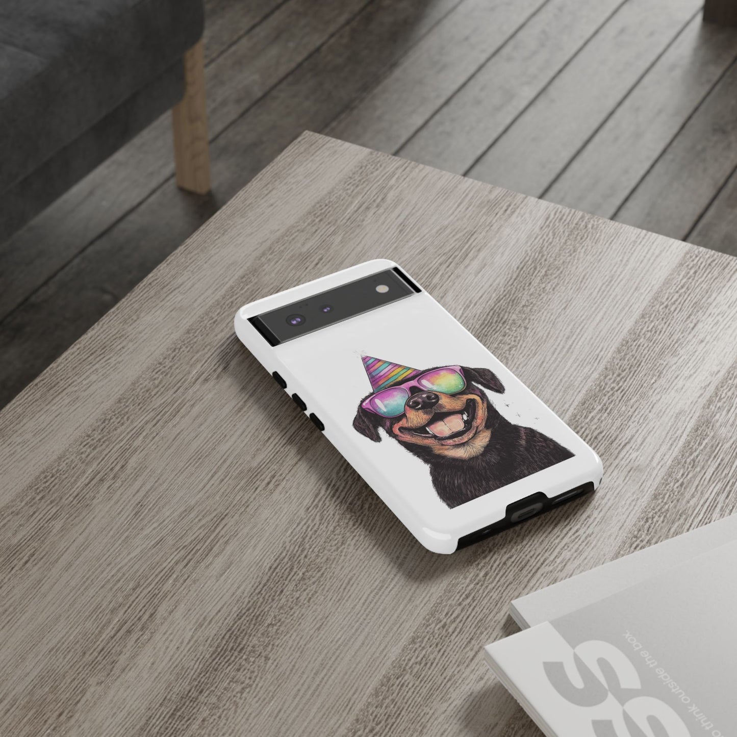 Funny Dog Phone Case, Pet Lover Gift, Rottweiler Case, Birthday Gift, Cute Dog Accessory