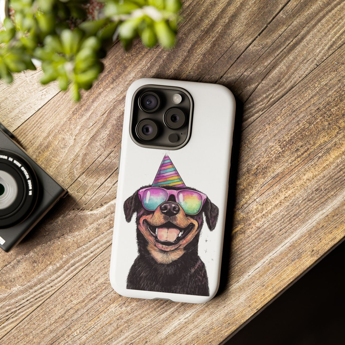 Funny Dog Phone Case, Pet Lover Gift, Rottweiler Case, Birthday Gift, Cute Dog Accessory