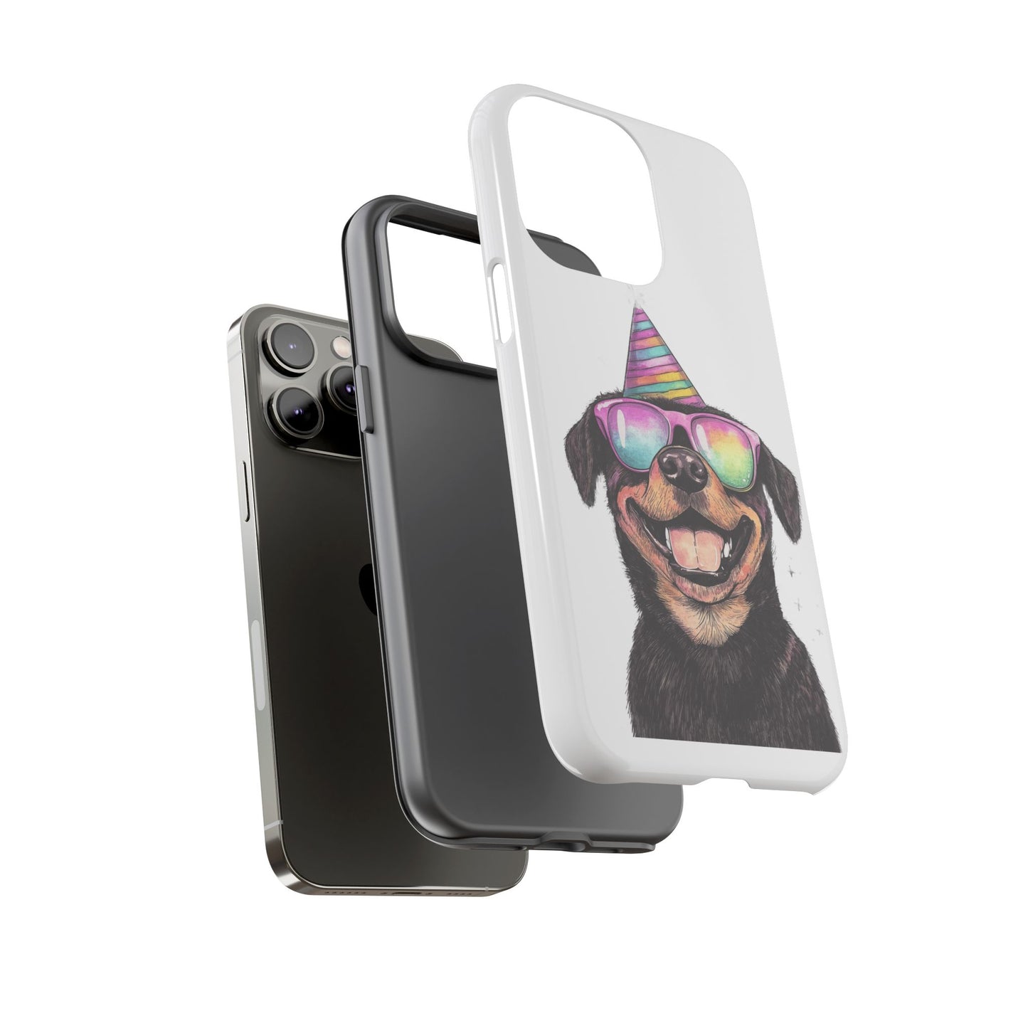 Funny Dog Phone Case, Pet Lover Gift, Rottweiler Case, Birthday Gift, Cute Dog Accessory